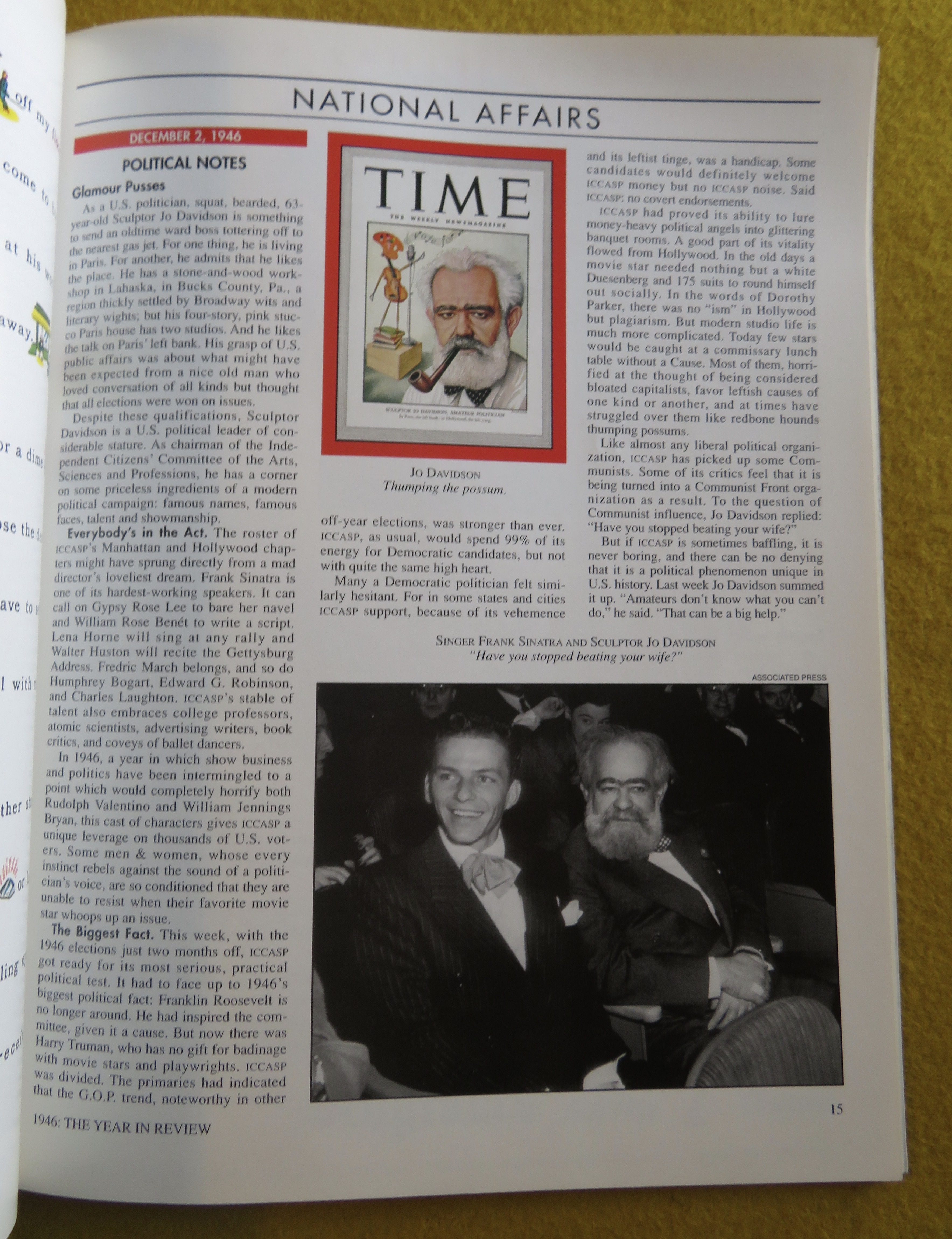 Time Magazine 1996 1946 The Year In Review