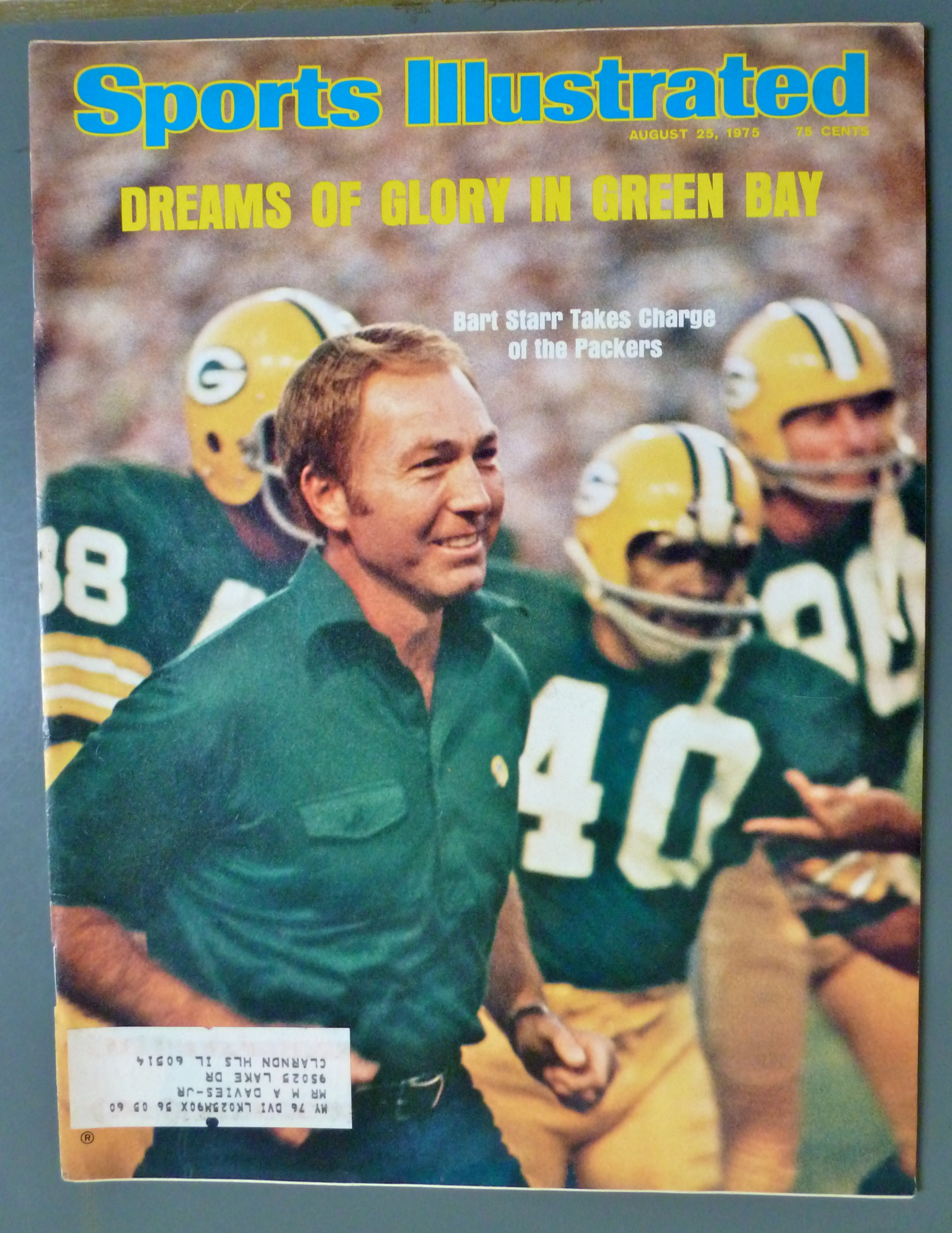 Sports Illustrated Magazine-August 25, 1975-Bart Starr