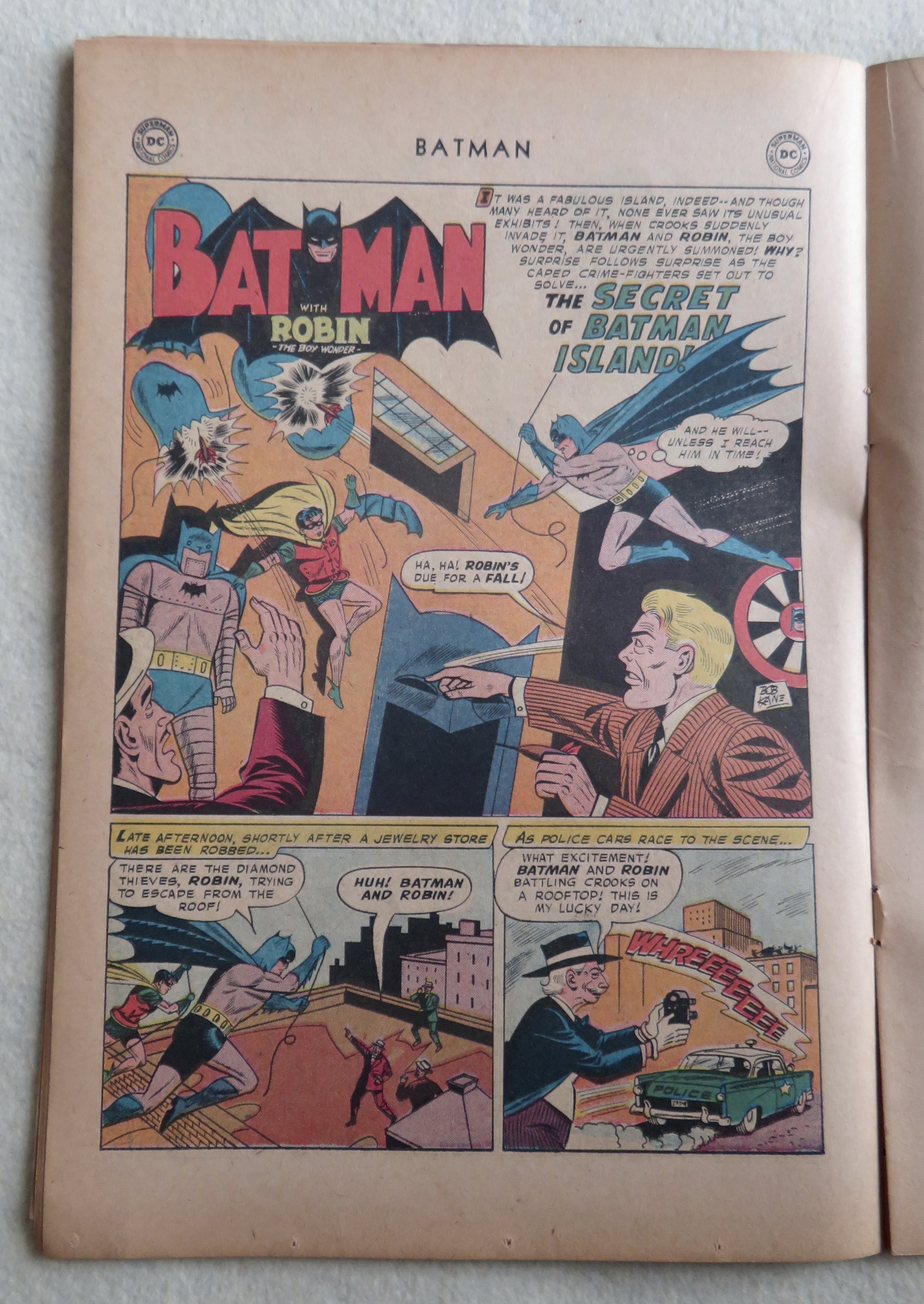 Batman Comic October 1958 Rip Van Batman