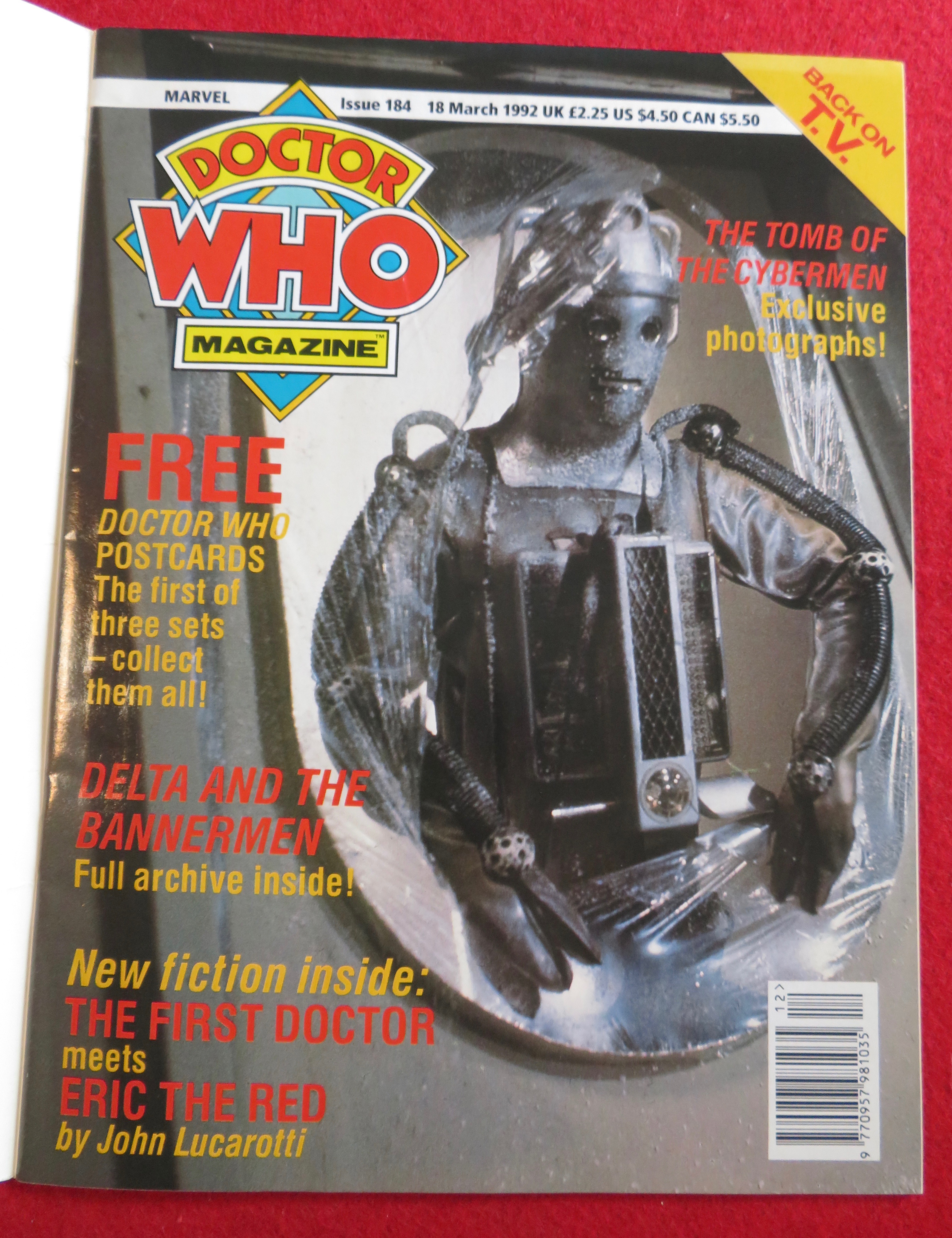 Doctor (Dr) Who Magazine March 18, 1992