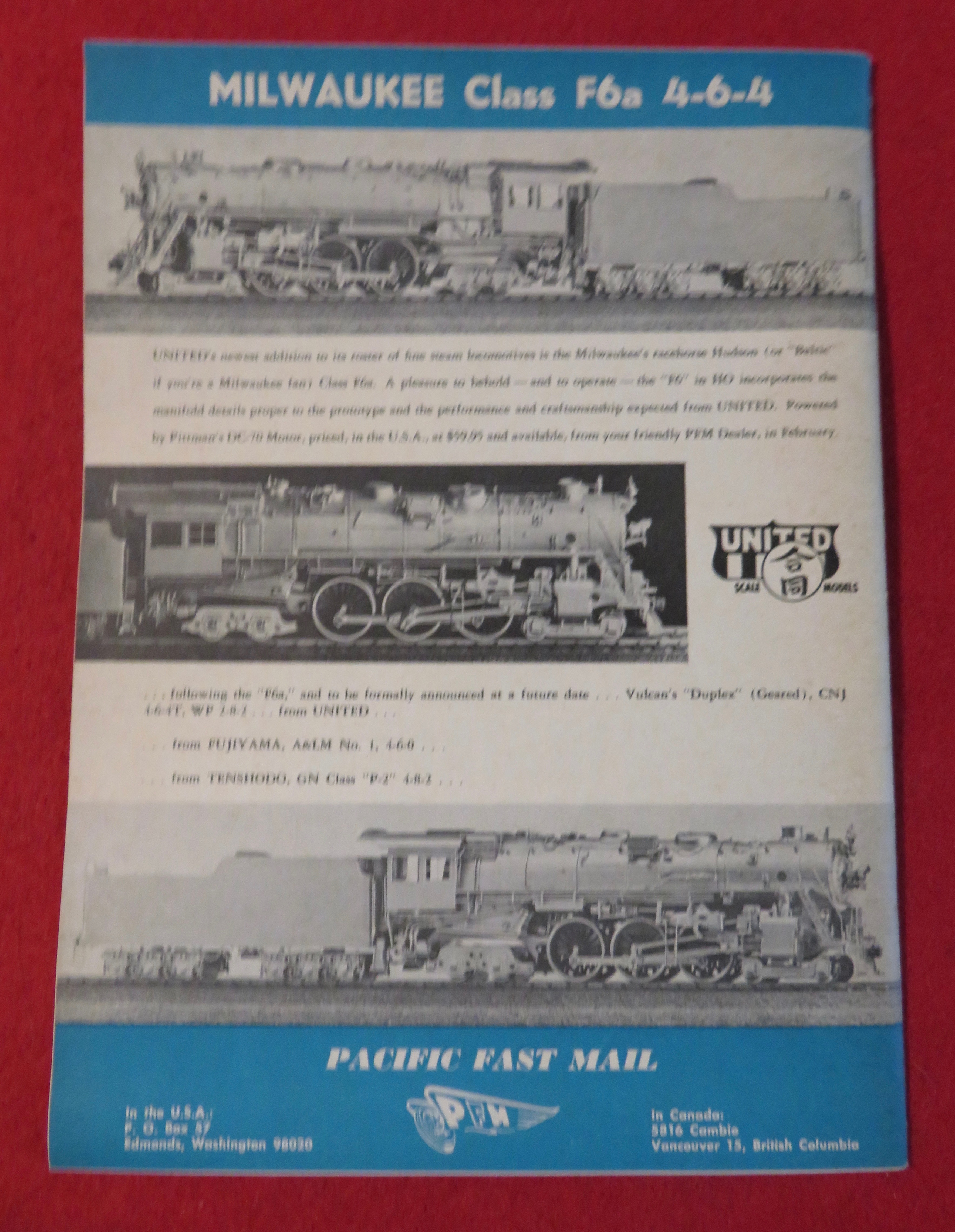 Model Railroader Magazine February 1967 Drawings