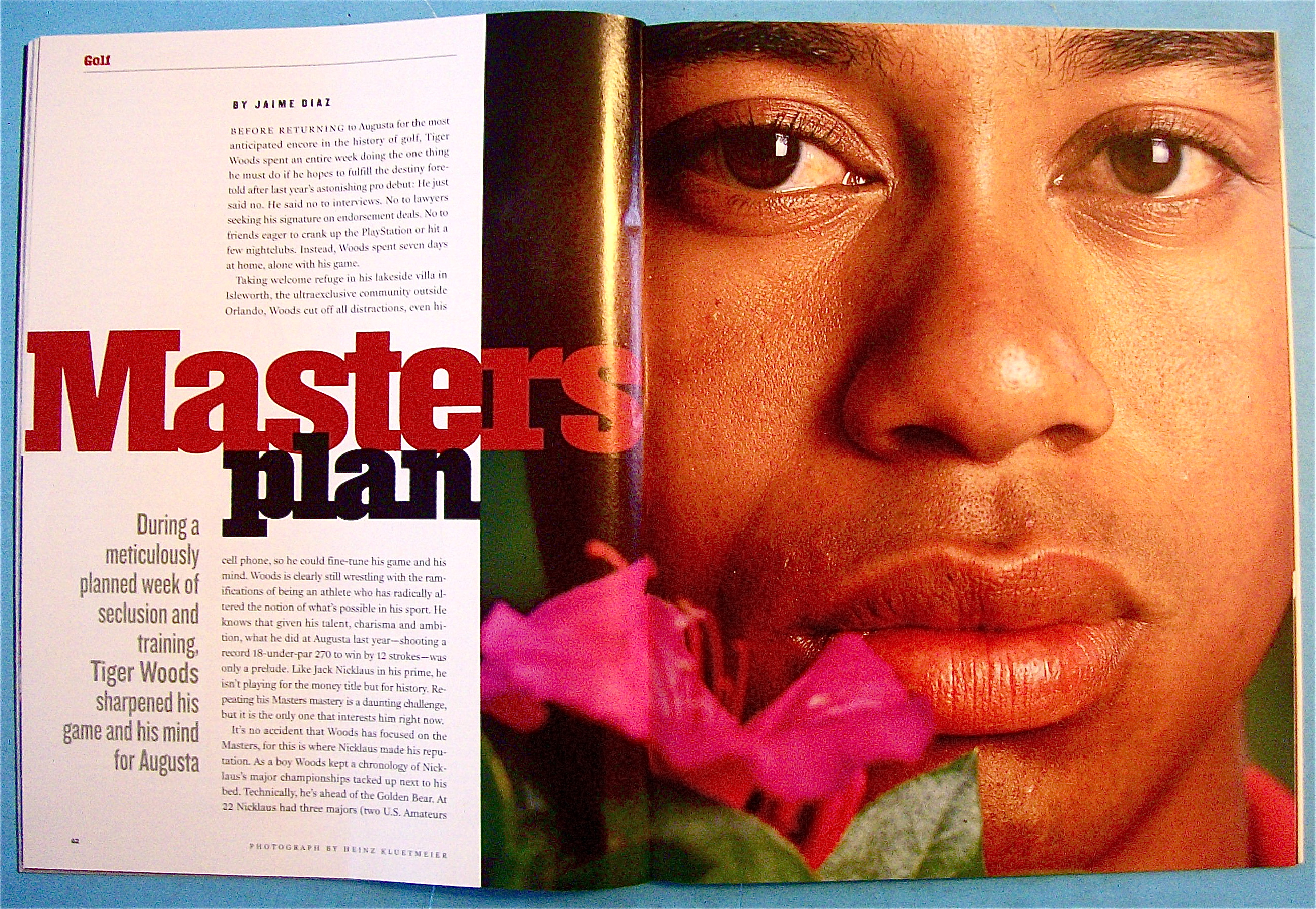 Sports Illustrated Magazine-April 13, 1998-Tiger Woods