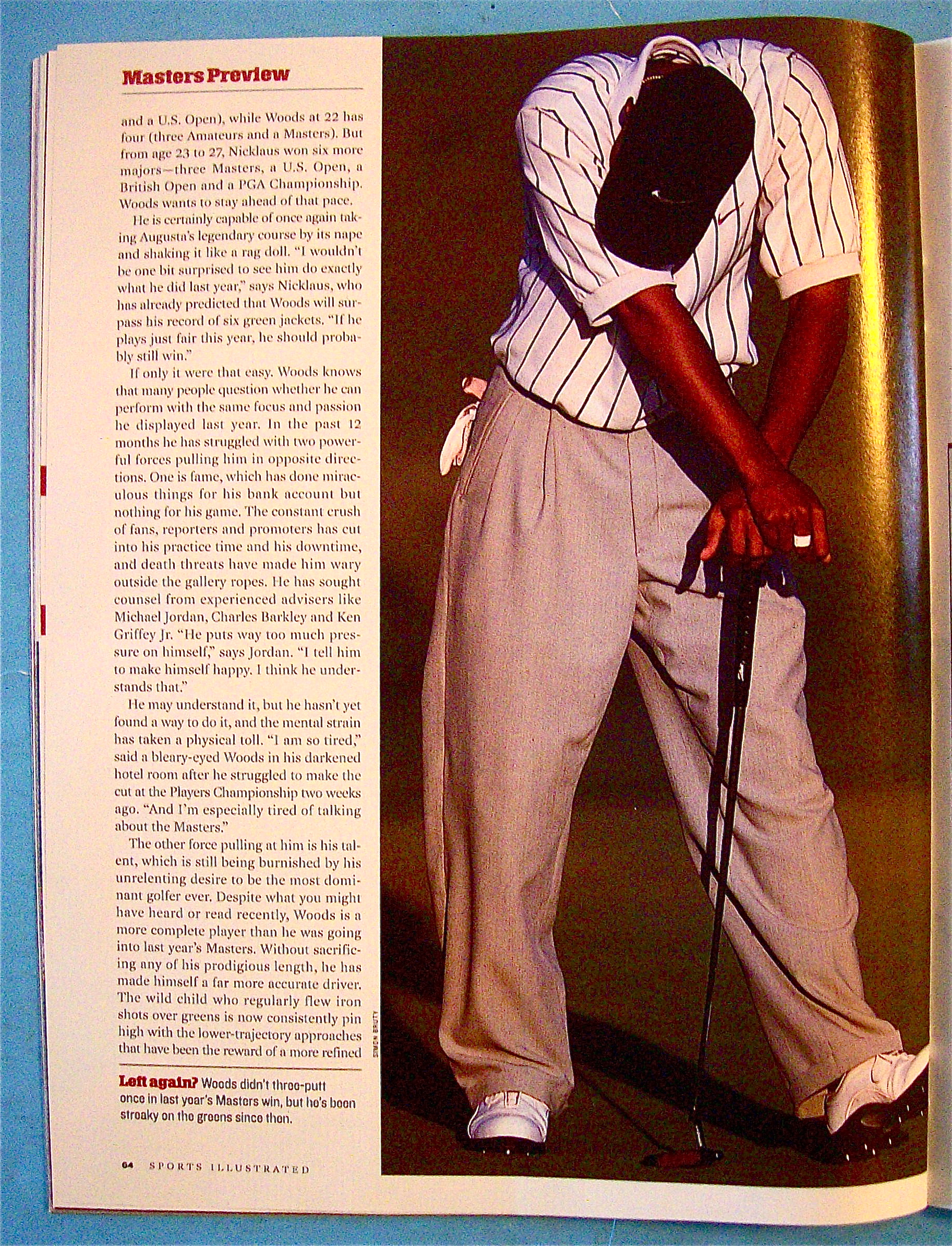 Sports Illustrated Magazine-April 13, 1998-Tiger Woods