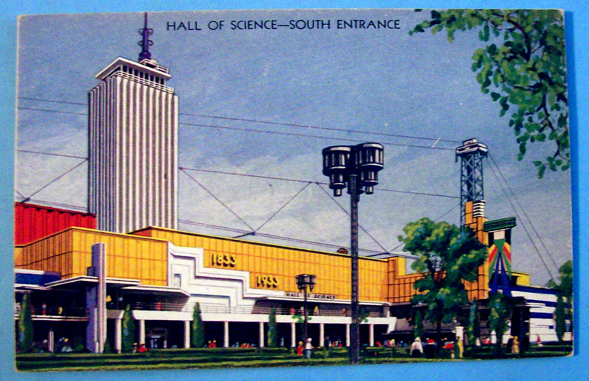 Hall Of Science Postcard (1933 Century Of Progress)