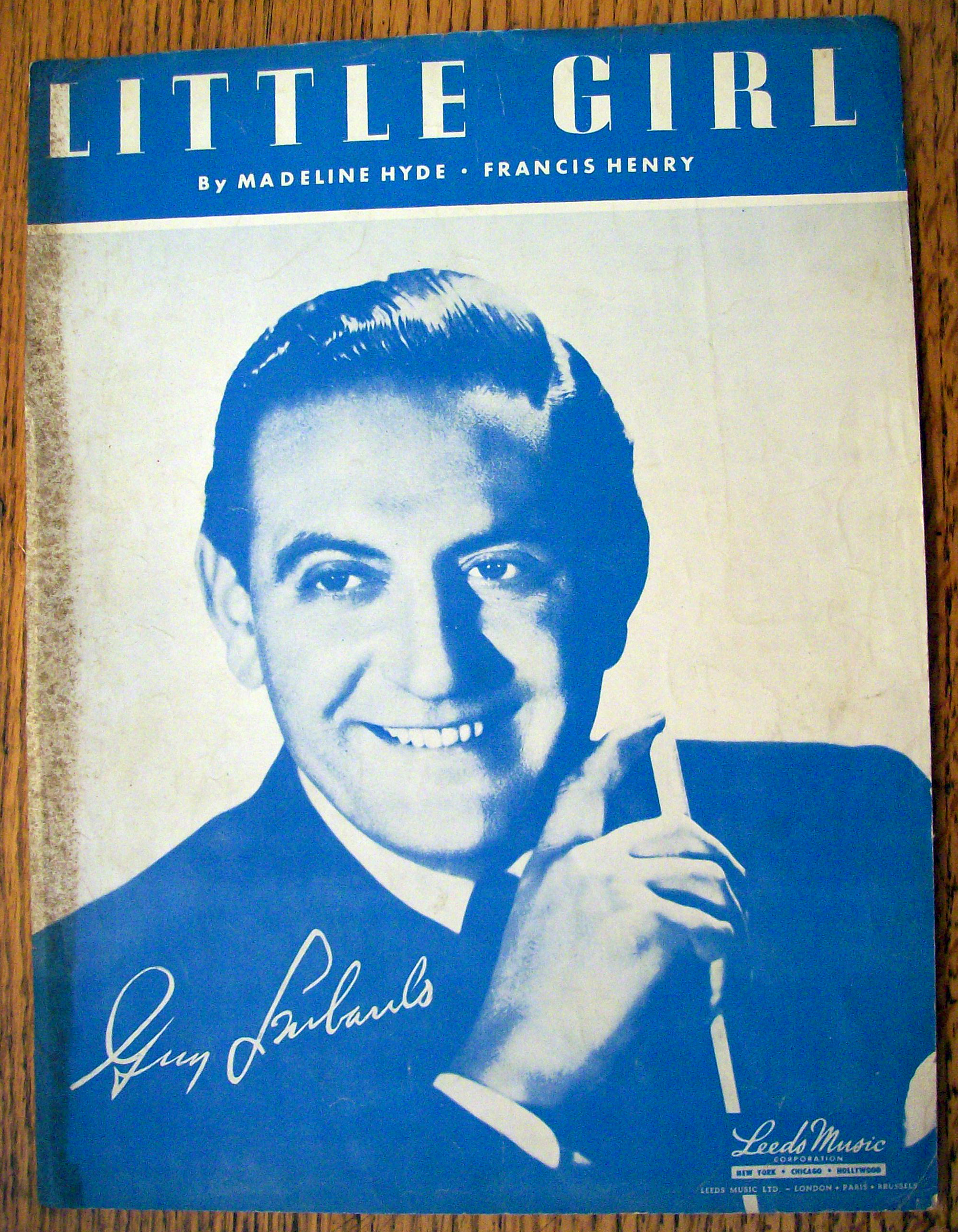 Sheet Music For 1948 Little Girl