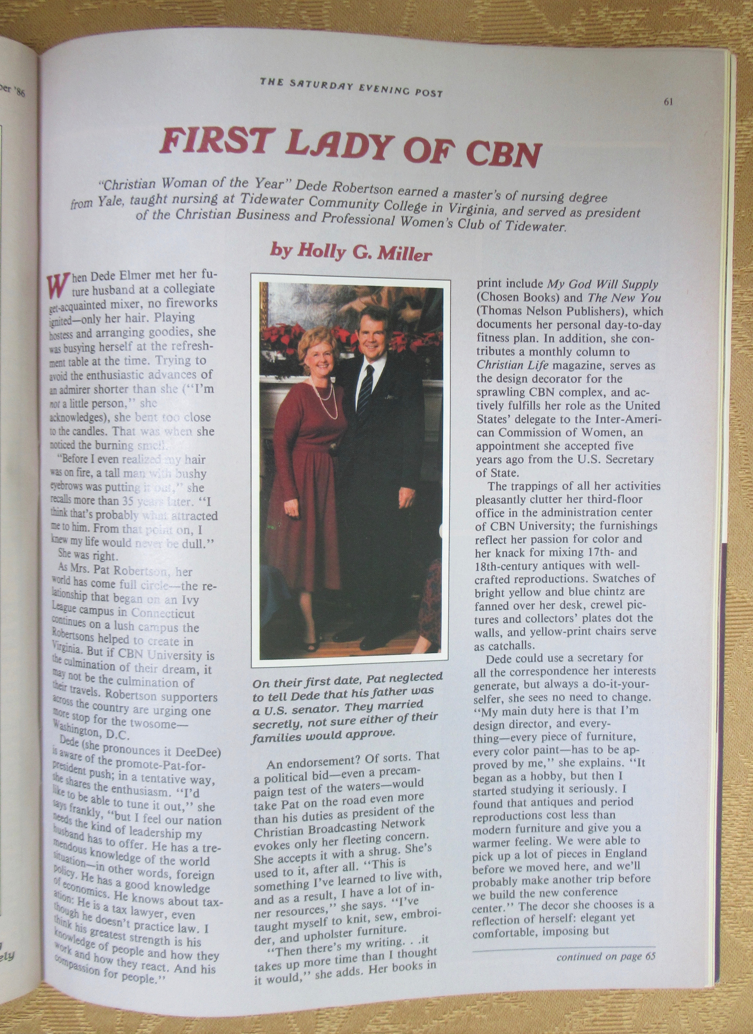 Saturday Evening Post Magazine September 1986