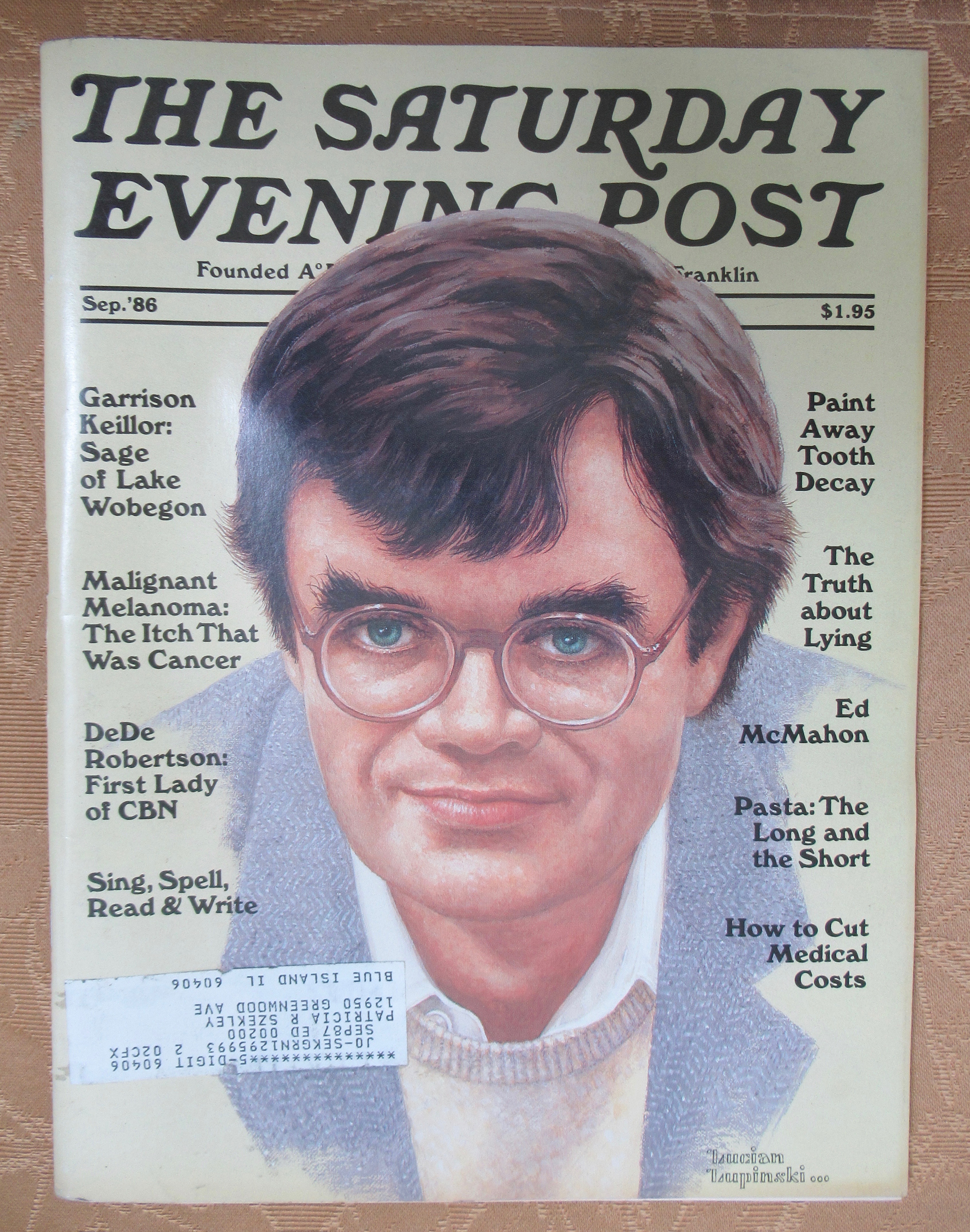 Saturday Evening Post Magazine September 1986
