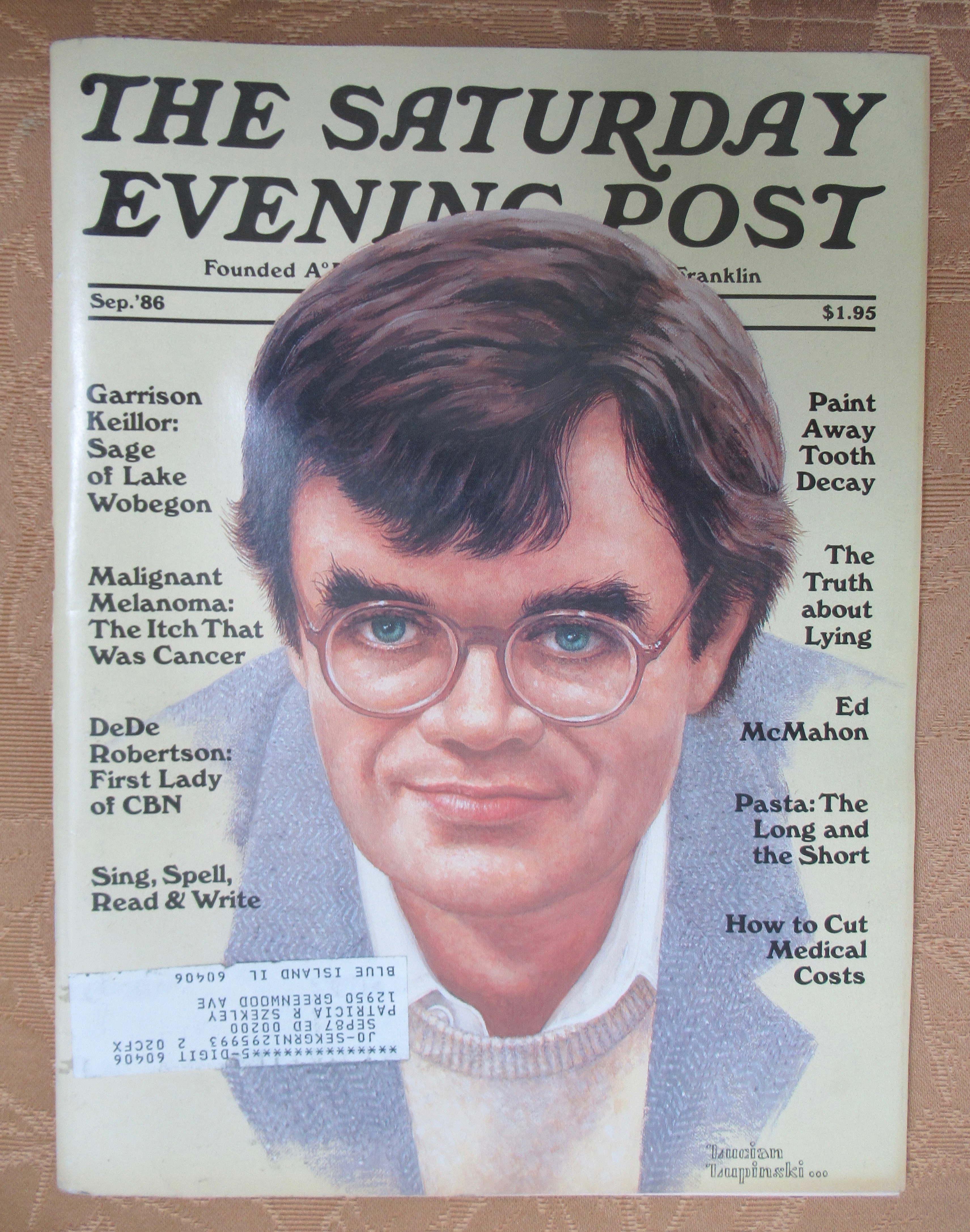 Saturday Evening Post Magazine September 1986