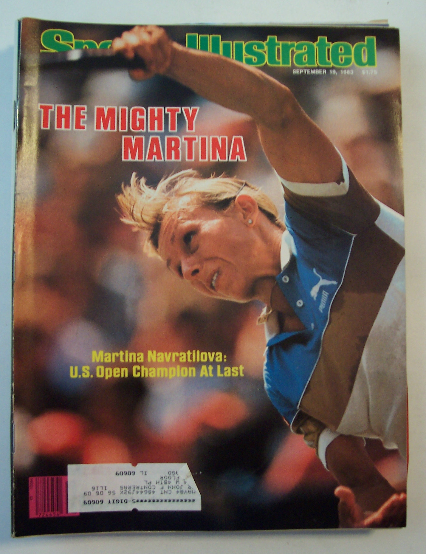 Sports Illustrated Magazine -Sep 19, 1983-  Navratilova