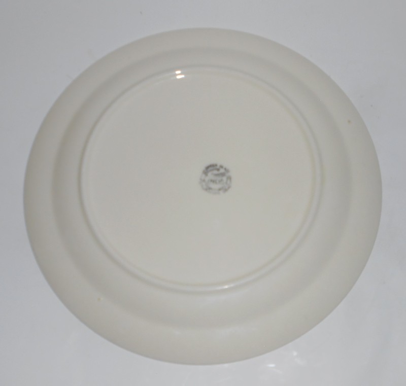 Vernon Kilns Pottery Gale Turnbull Hand Decorated 836 Linda Floral Lunch Plate