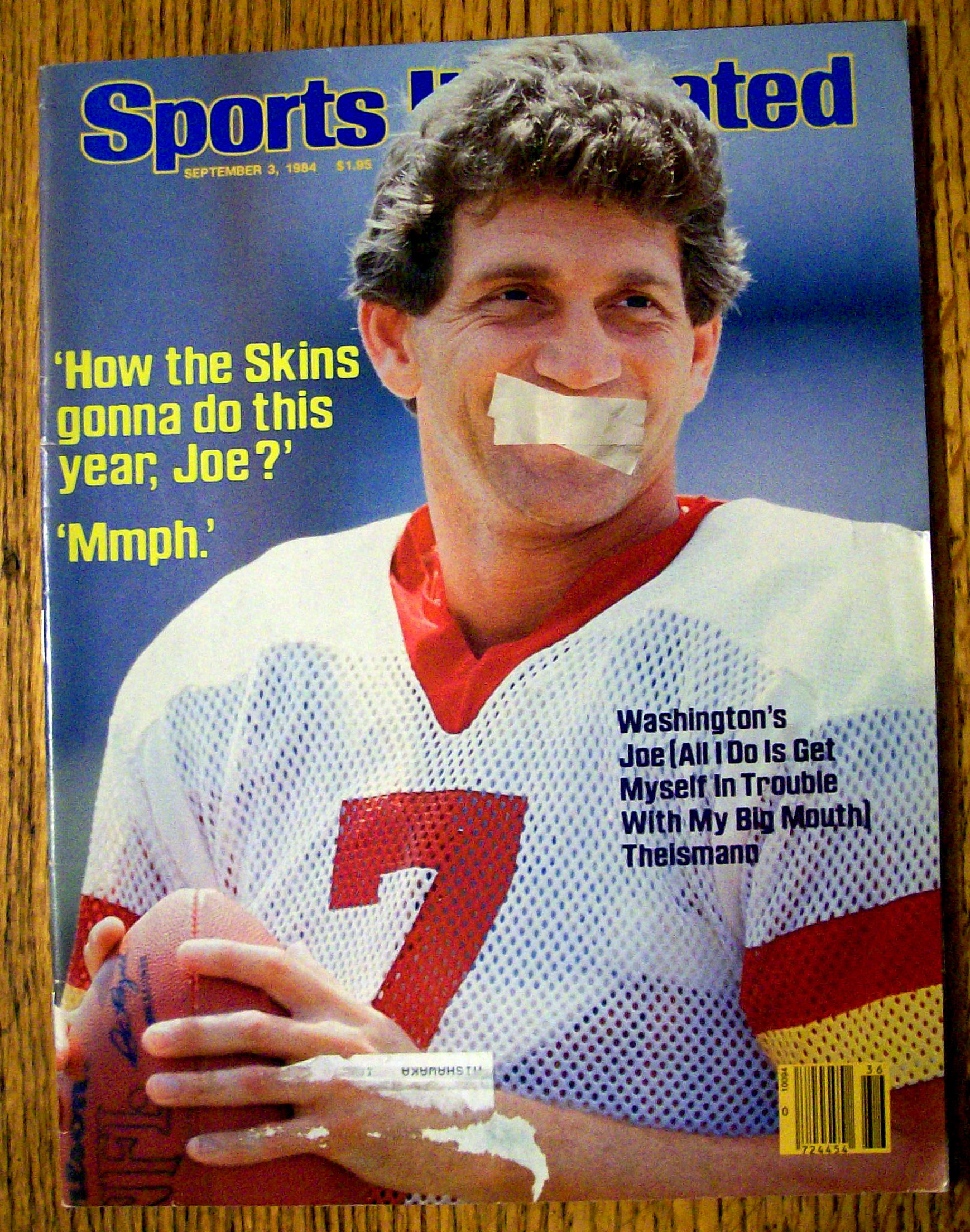 Sports Illustrated Magazine-September 3, 1984-Theismann