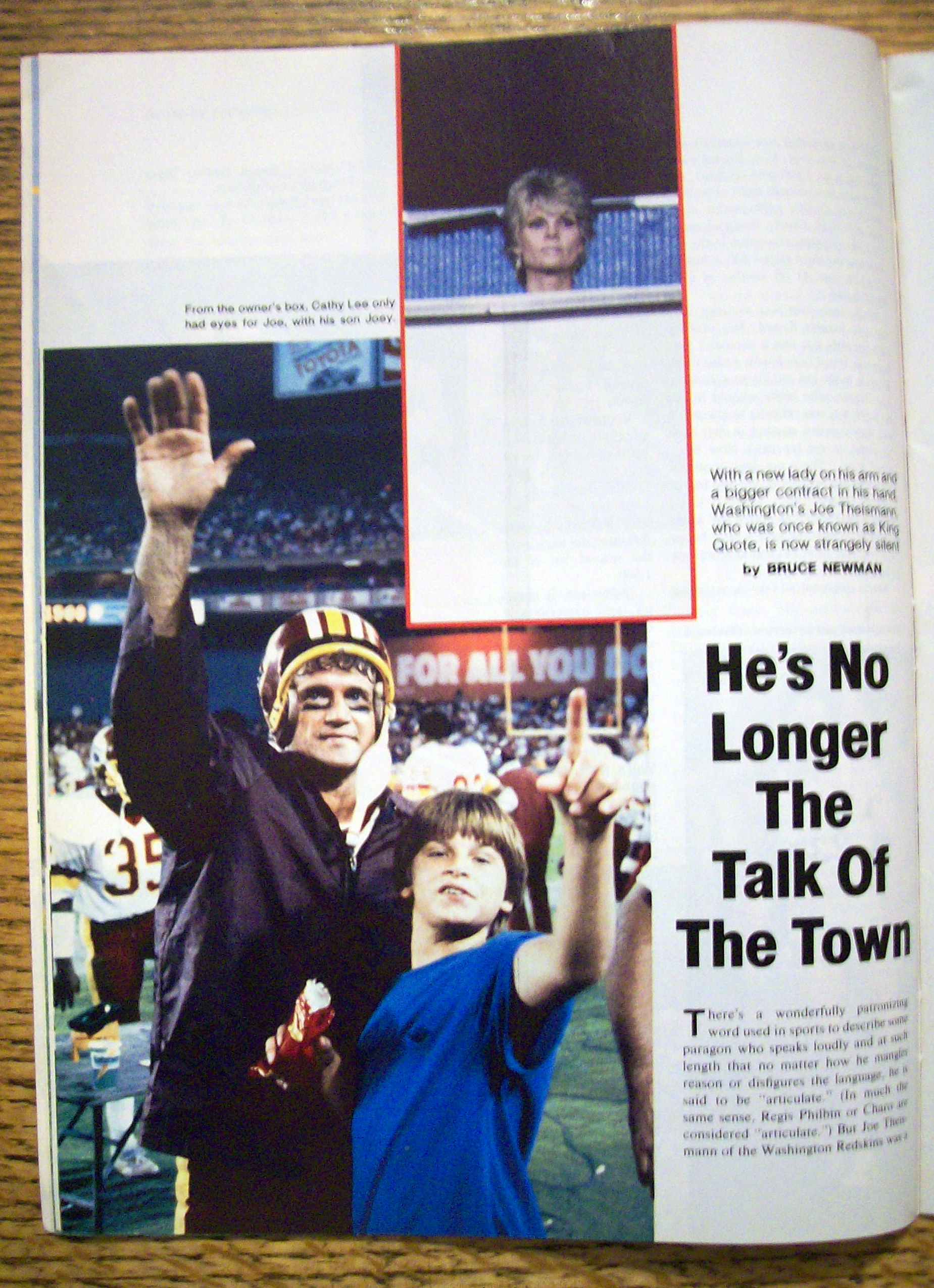 Sports Illustrated Magazine-September 3, 1984-Theismann