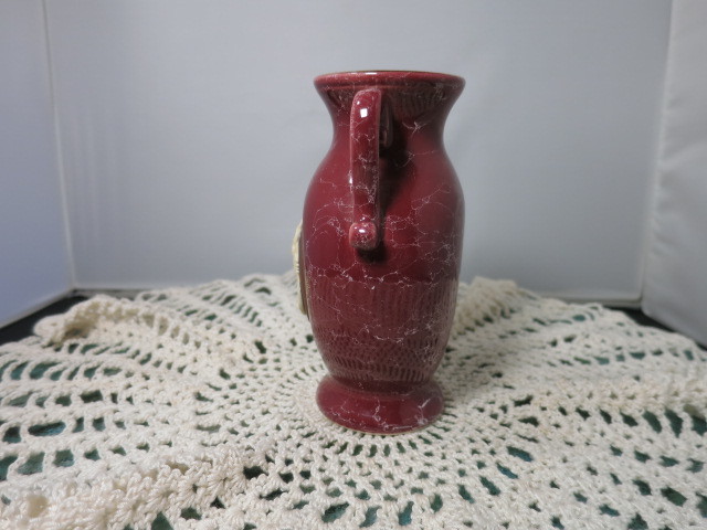 Mount Clemens Pottery Vase Cameo Yours From the Good Earth Japan