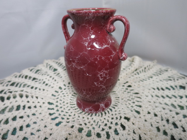 Mount Clemens Pottery Vase Cameo Yours From the Good Earth Japan