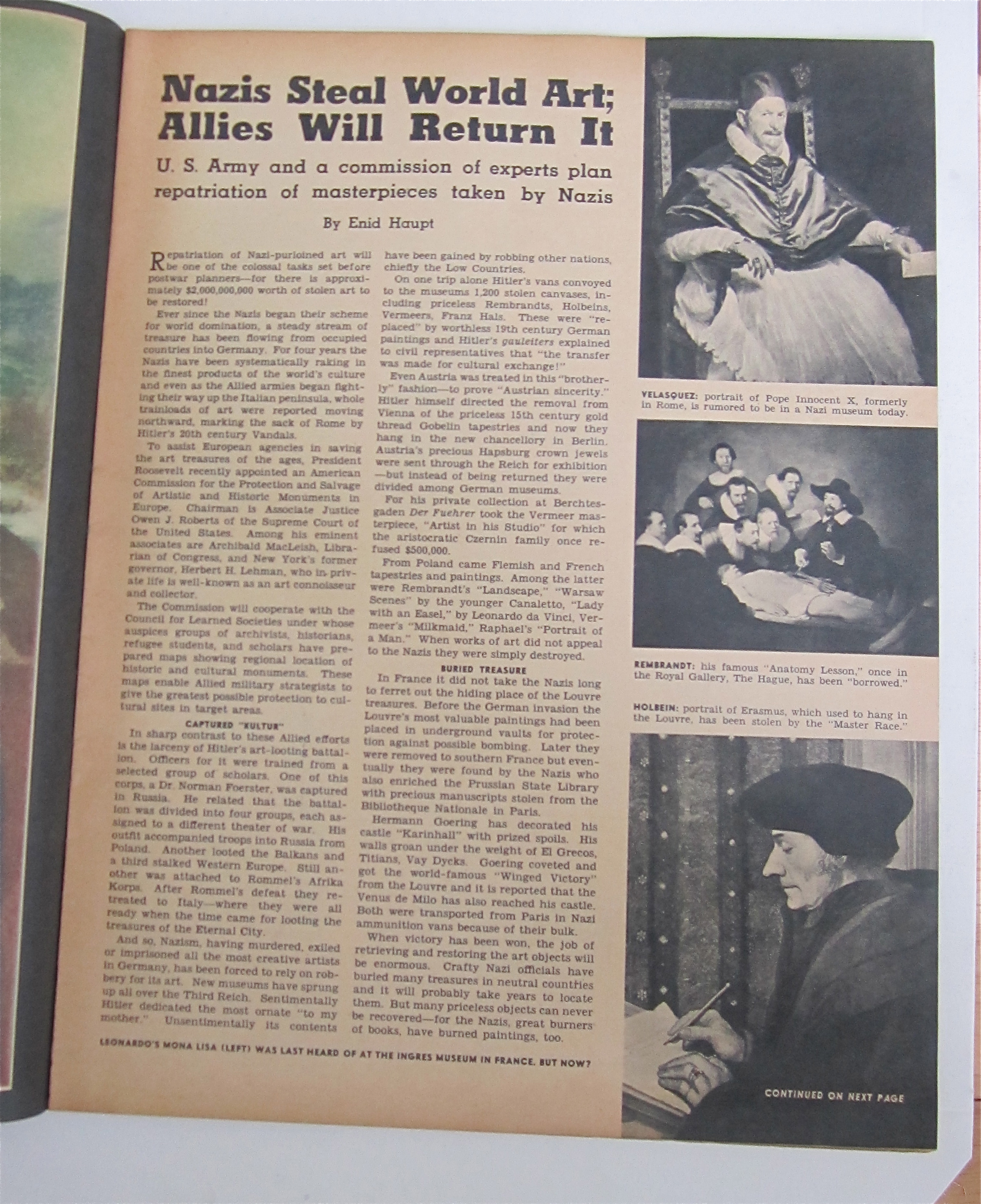 Click Magazine January 1944 Wartime Toys