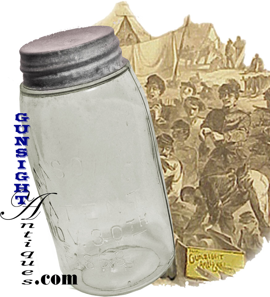 Pat. 1858 PRESERVE JAR