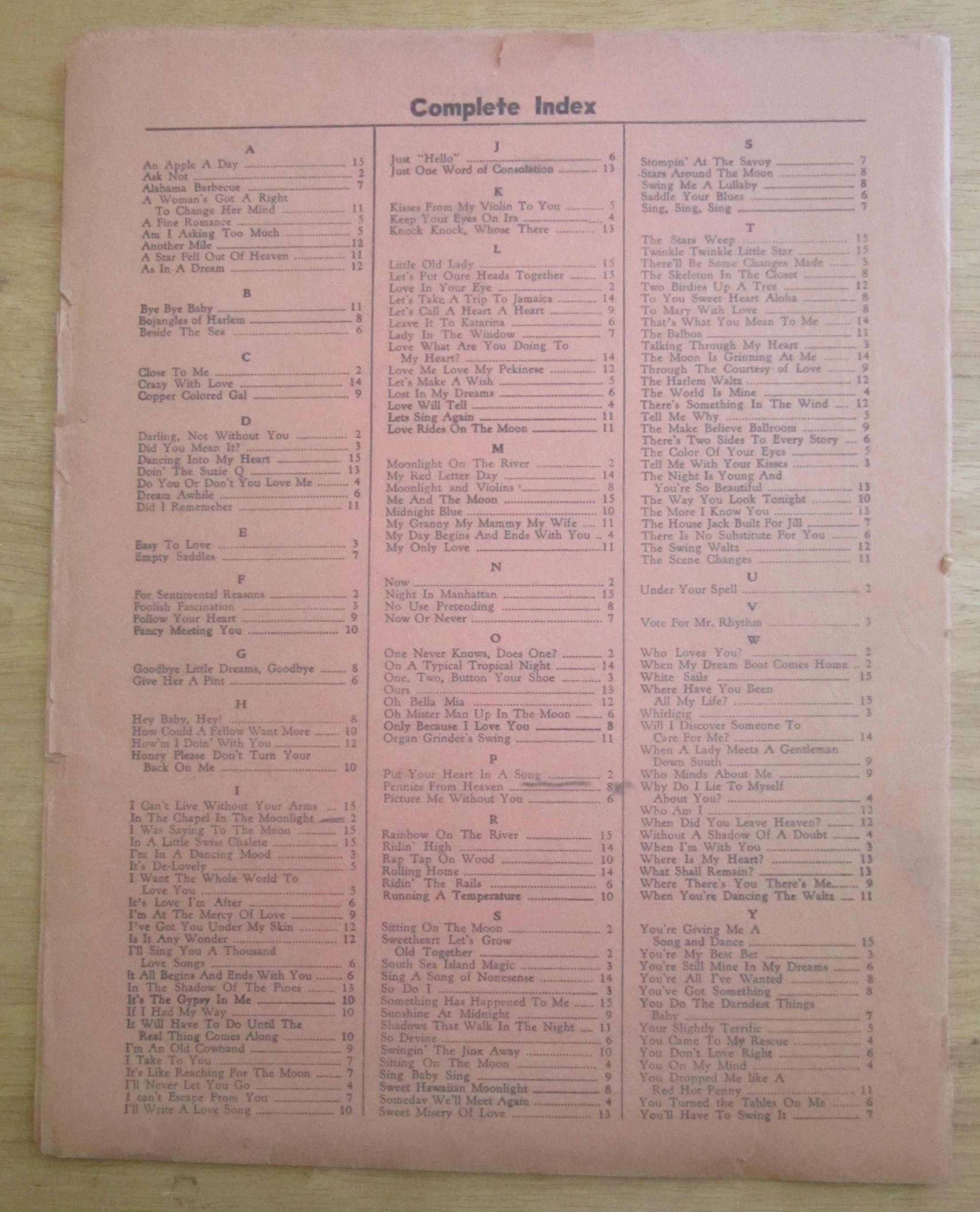 1930's The Ideal Songster with Shirley Temple Cover