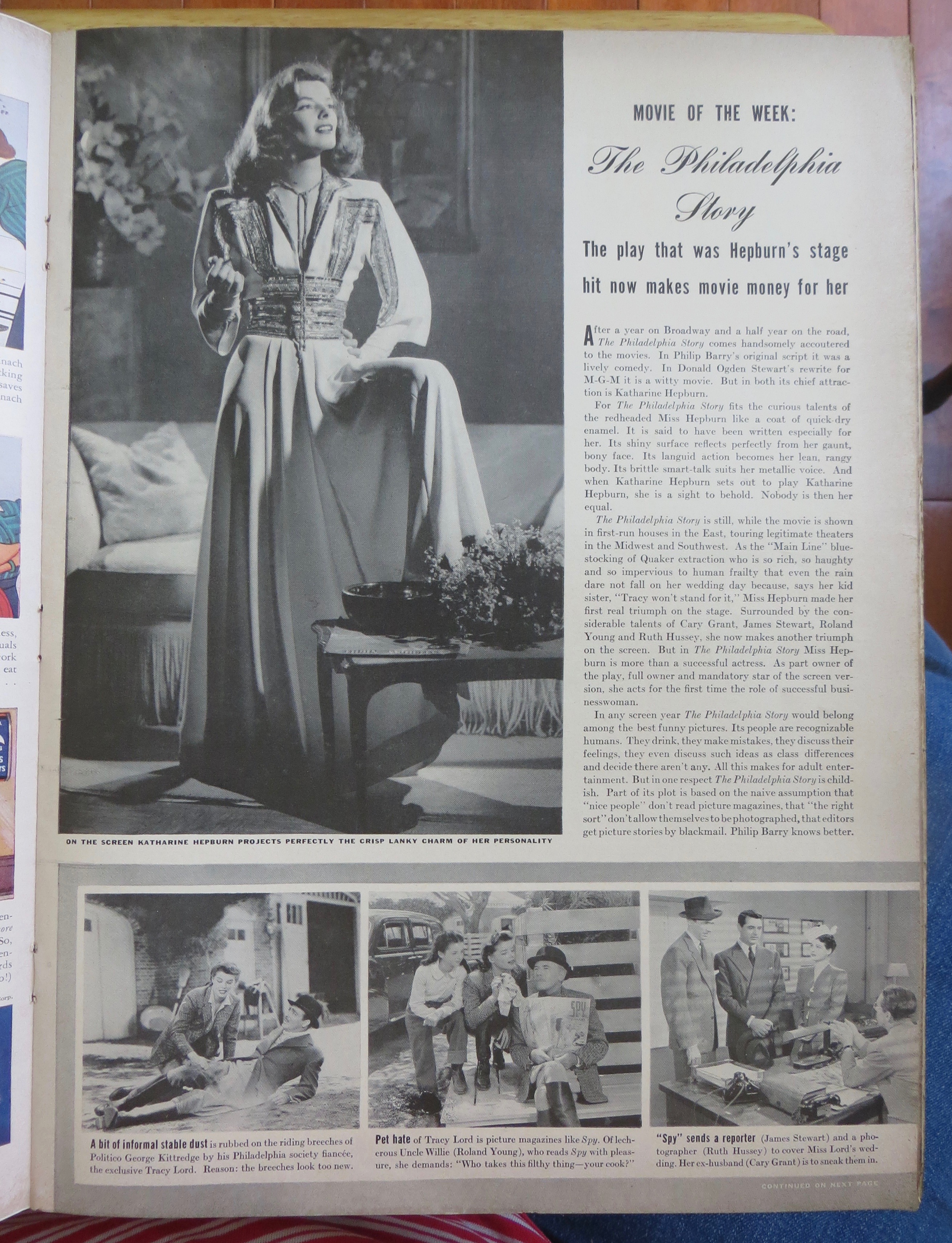 Life Magazine January 6, 1941 Katharine Hepburn
