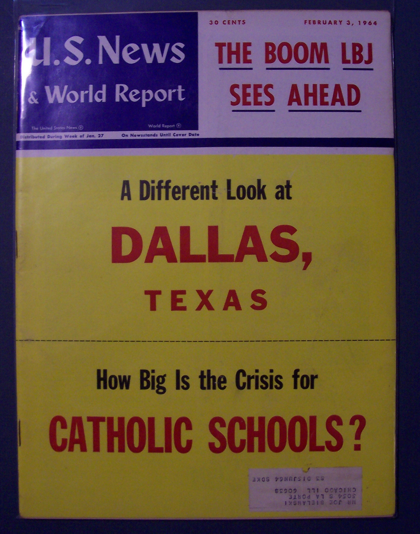 U.S. News & World Report Magazine - Feb 3, 1964 - LBJ