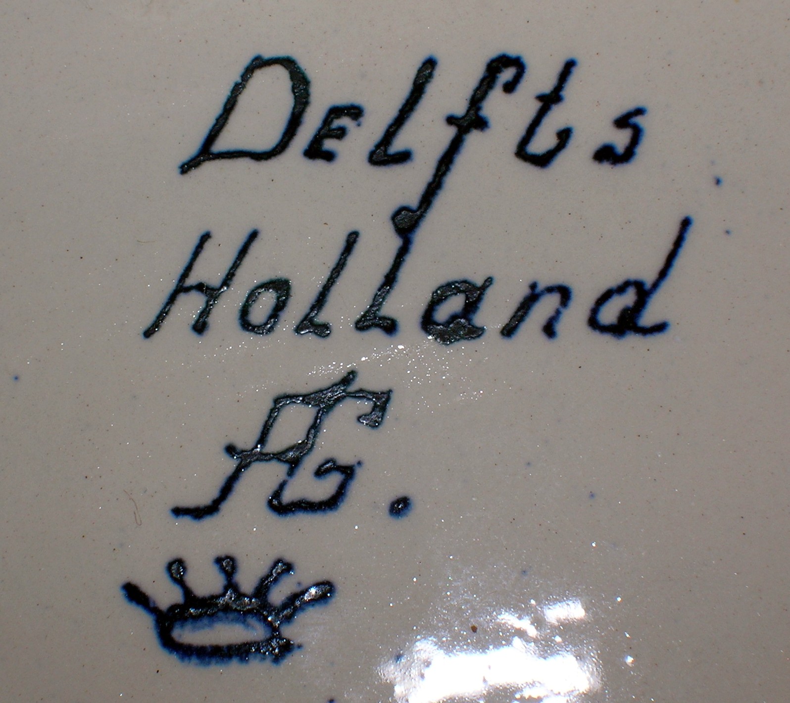 Collector's Plate Delft Blauw Made In Holland....
