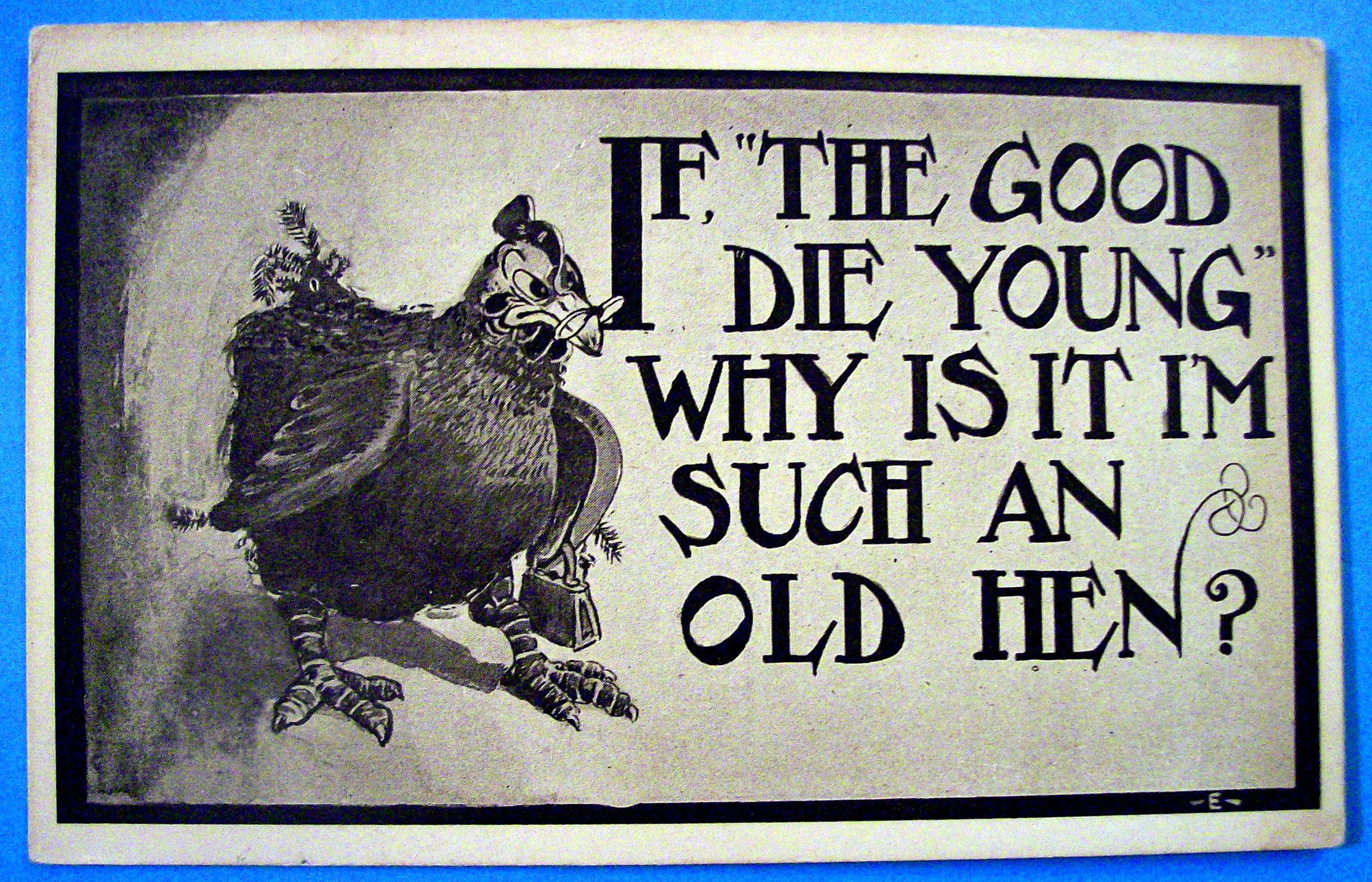 If The Good Die Young Postcard