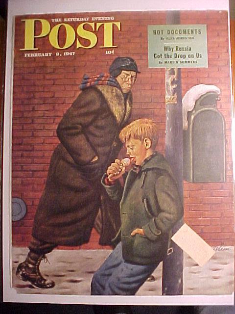 Saturday Evening Post Cover -Dohanos- February 8, 1947