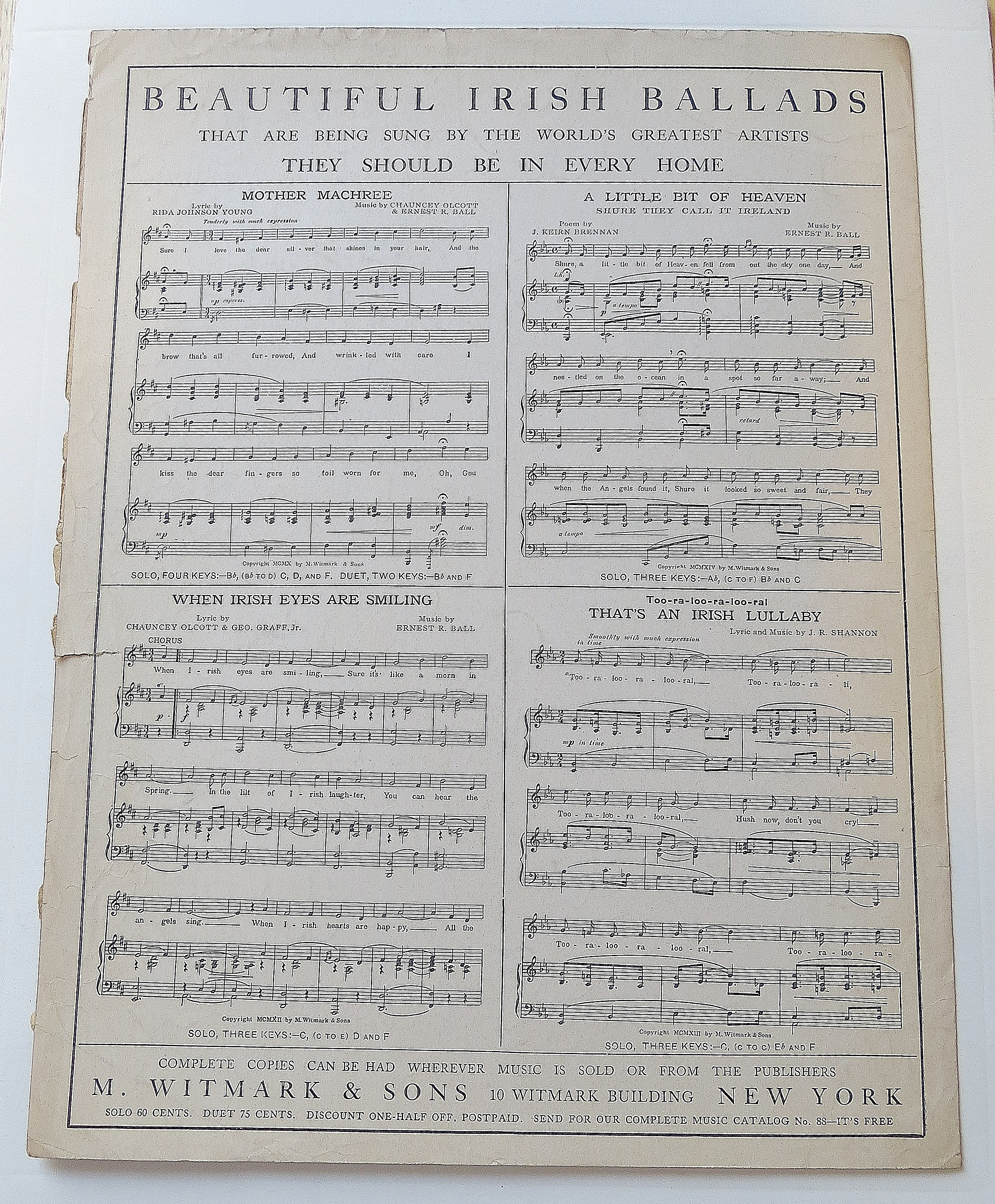 1916 Good-Bye, Good Luck, God Bless You