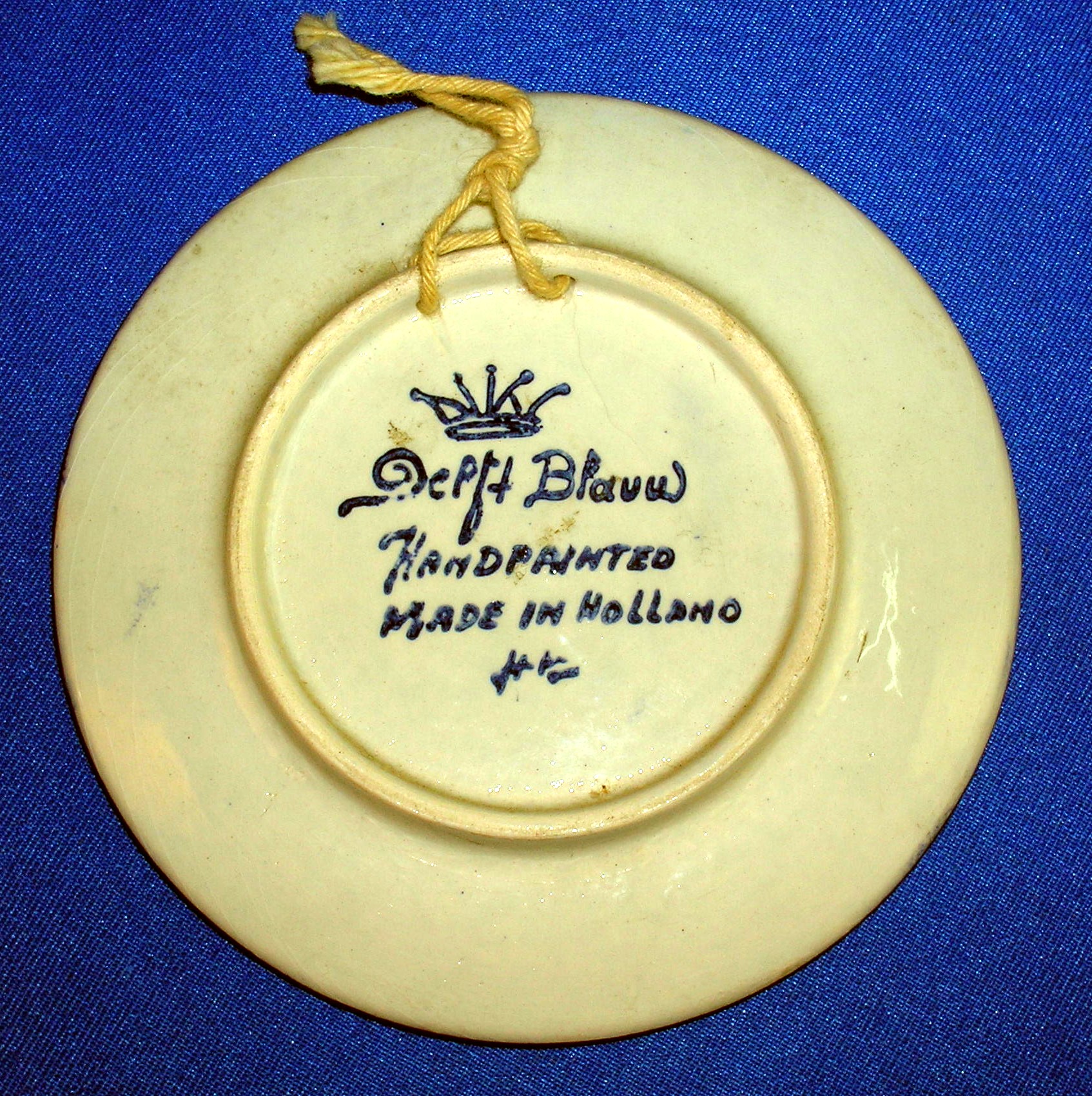 Collector's Plate Delft Blauw Made In Holland....