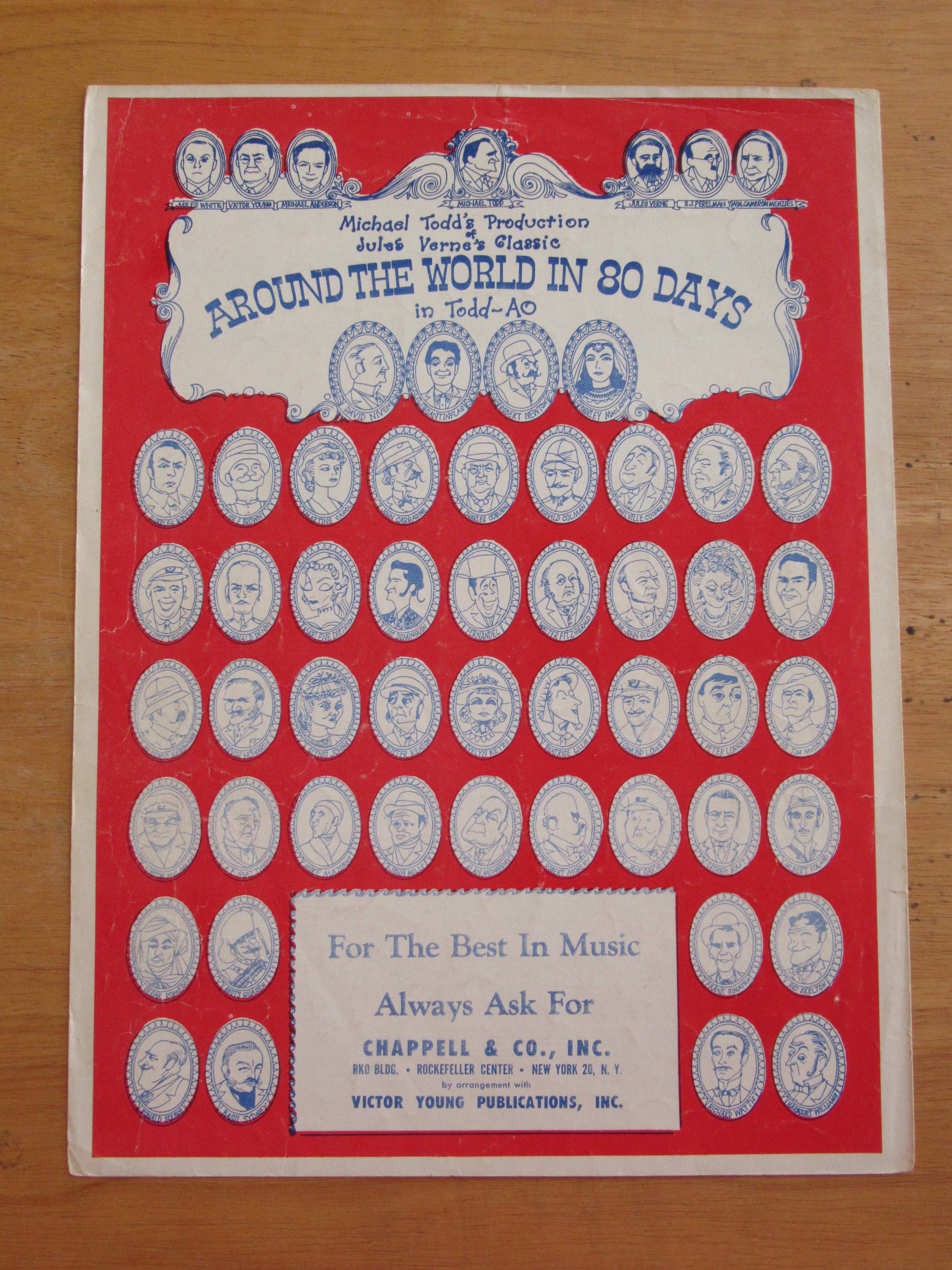 1957 Around The World Sheet Music