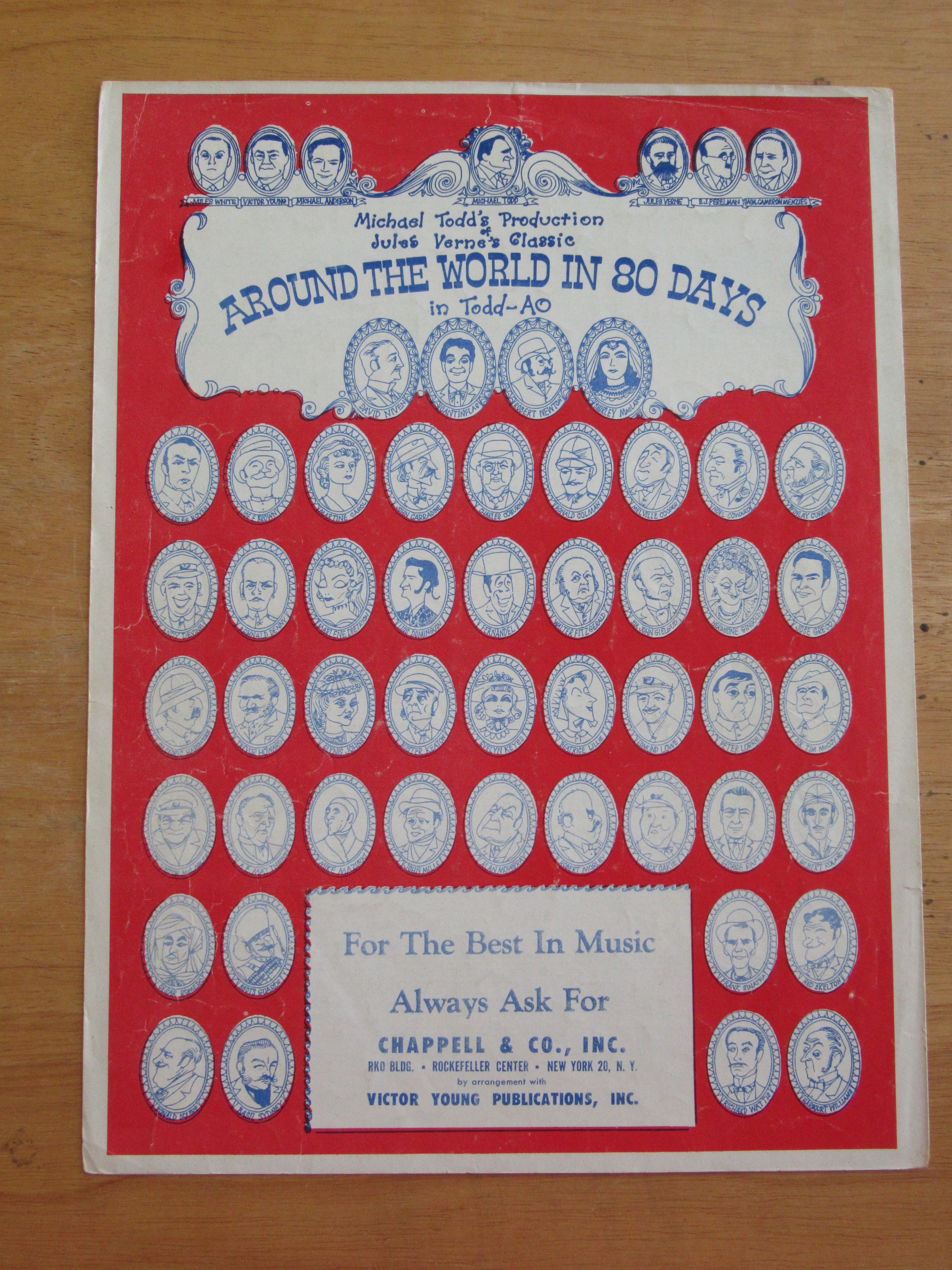 1957 Around The World Sheet Music