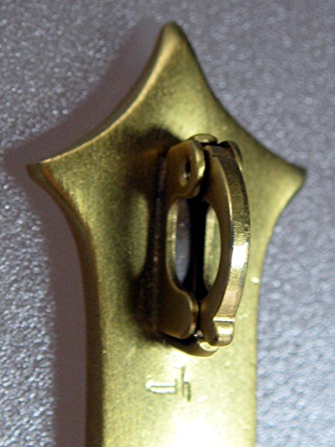 Cross Gold Flowers Leaves  NGA  Pendant