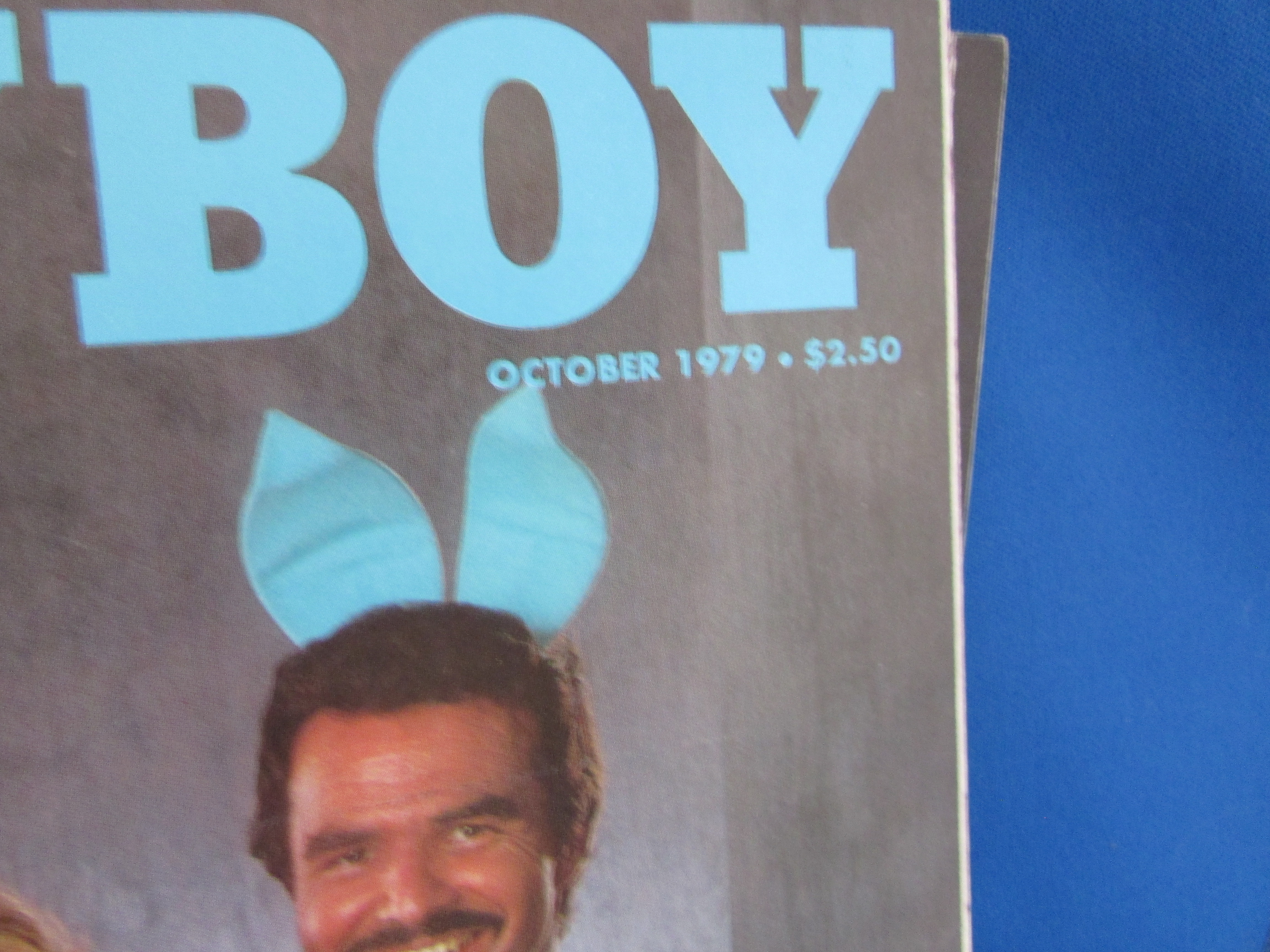 October 1979 Playboy with Burt Reynolds