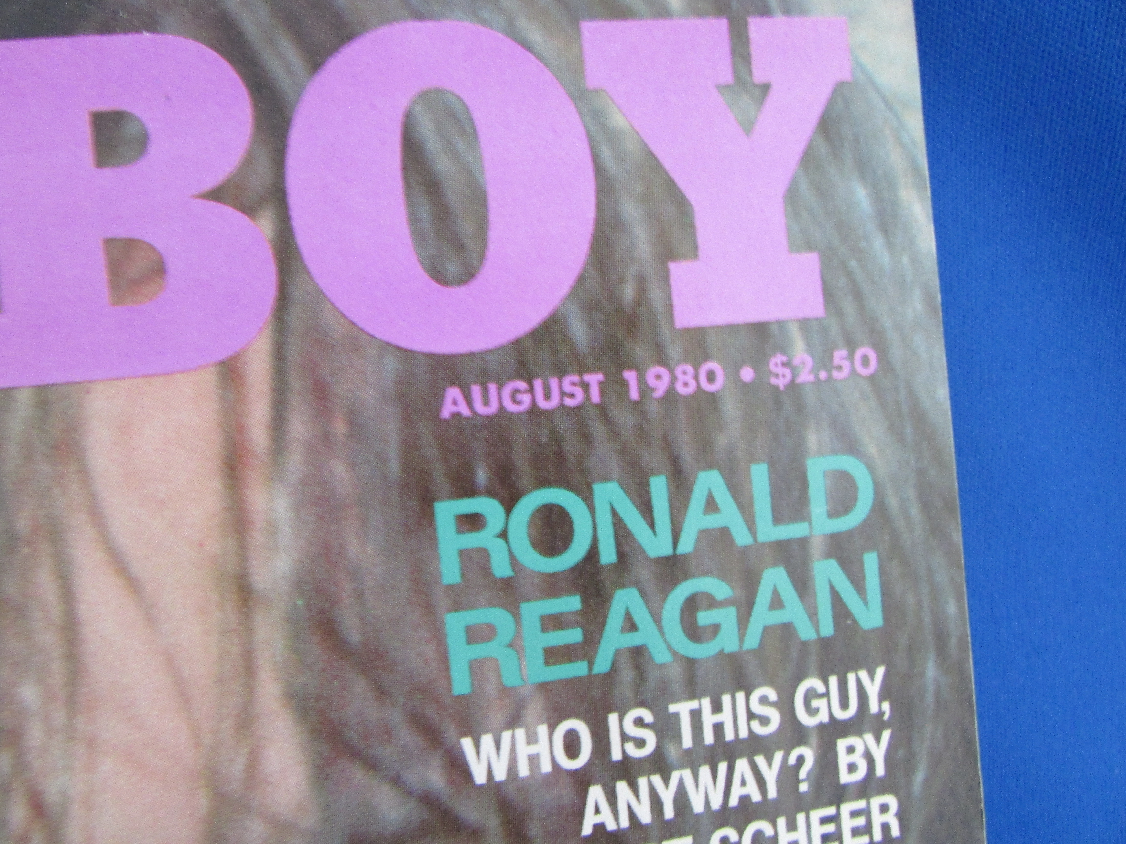 August 1980 Playboy with Bo Derek