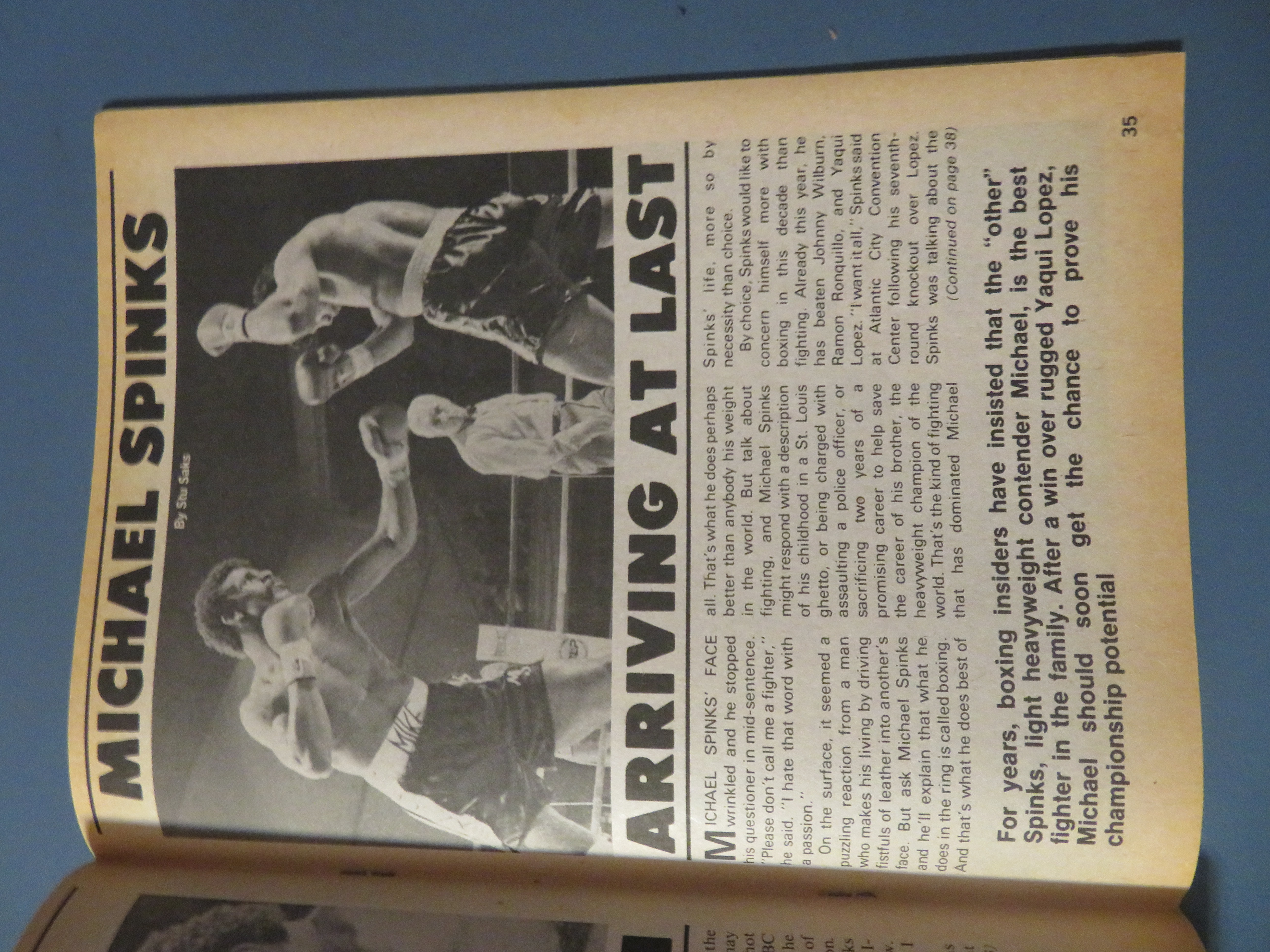 International Boxing Magazine February 1981 Cooney