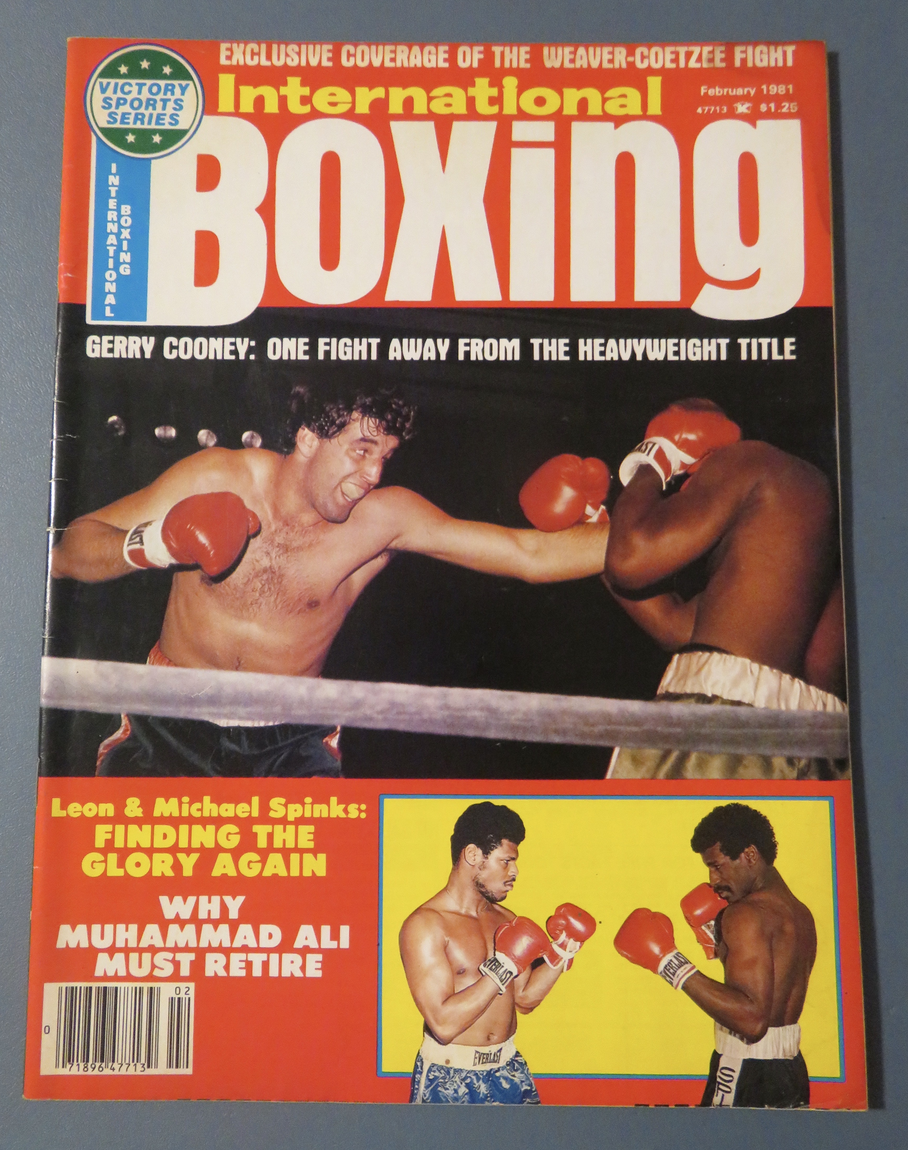International Boxing Magazine February 1981 Cooney