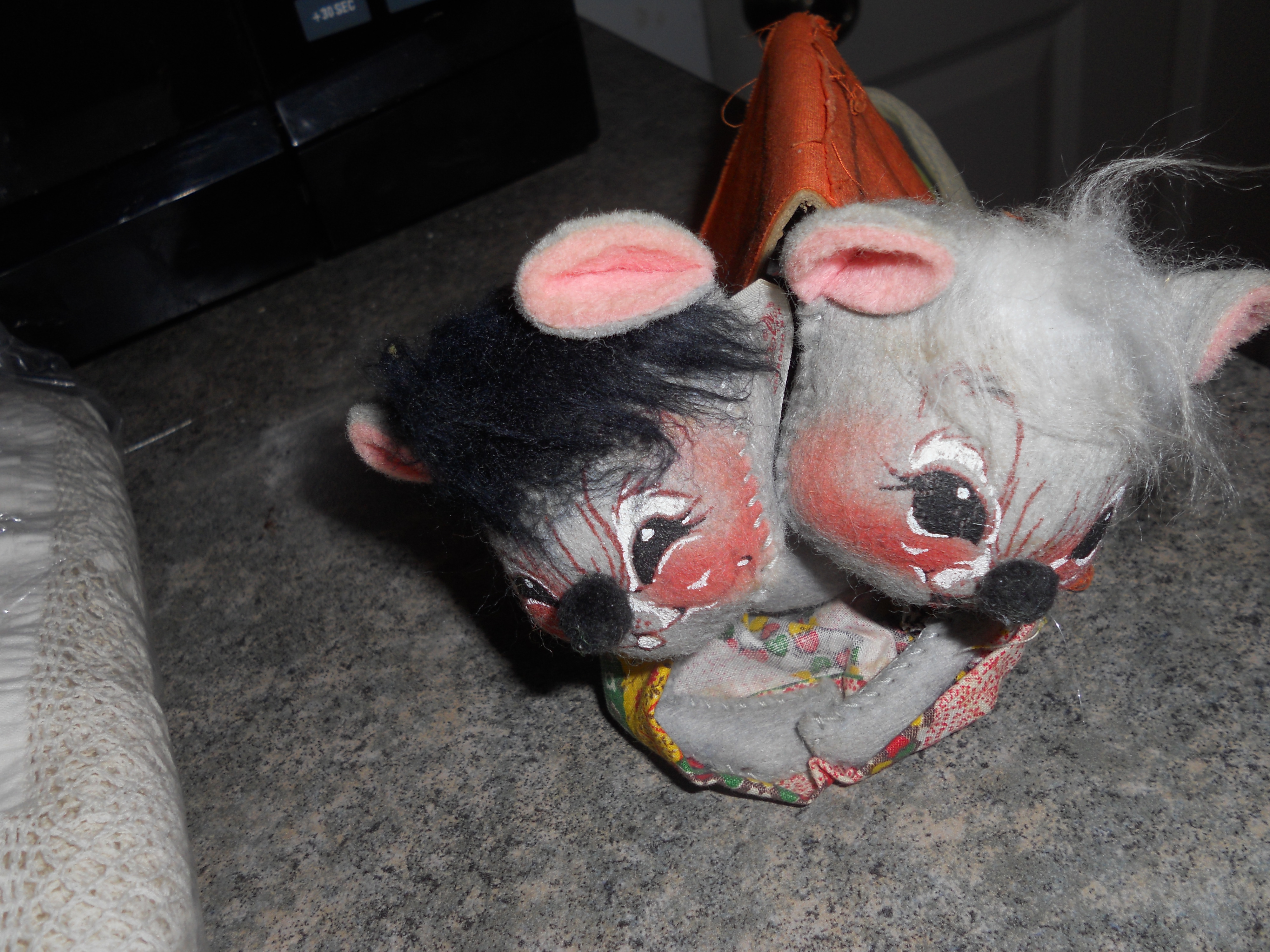 Vintage 1977 Annalee Camping Mice Dolls