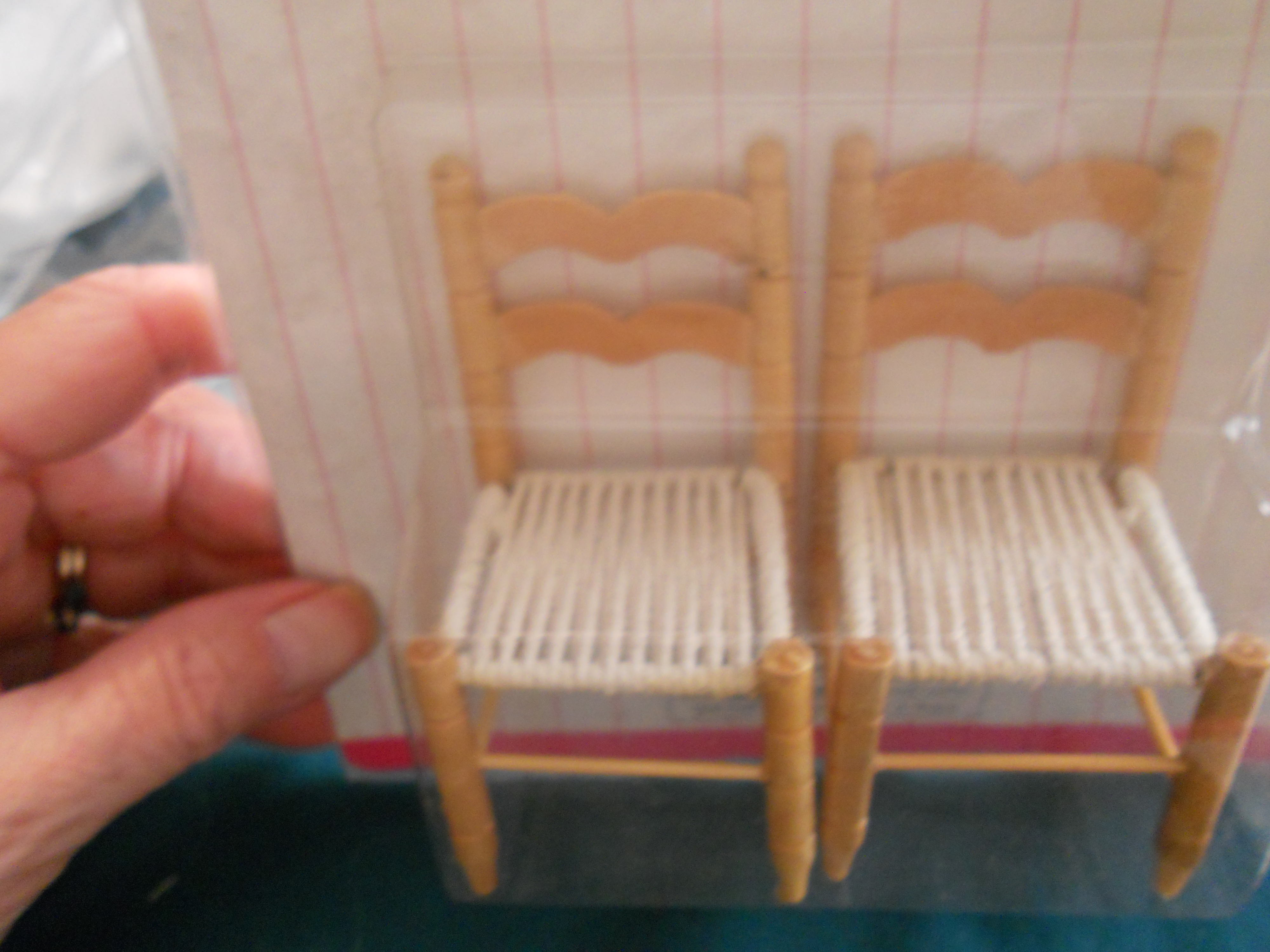 Dollhouse Dining Room Chairs 6 total
