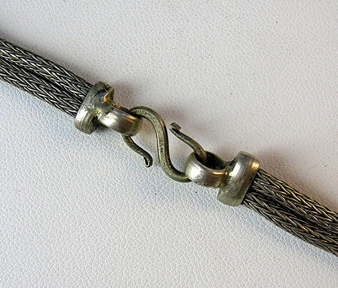 Necklace Silver Tribal Ethnic Bib