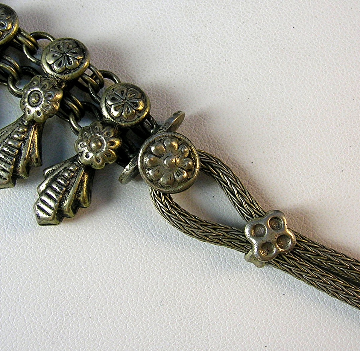 Necklace Silver Tribal Ethnic Bib