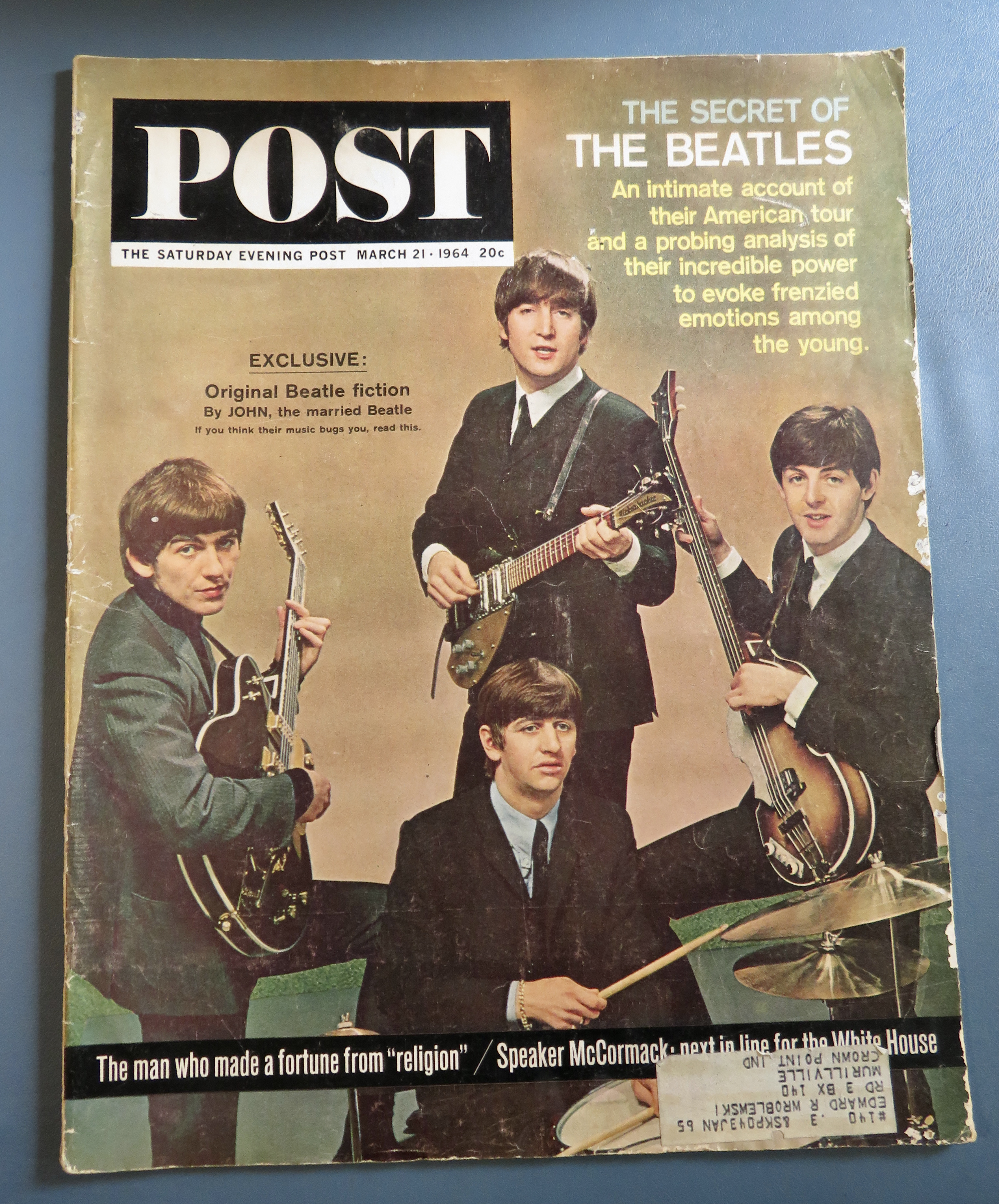 March 21, 1964 Saturday Evening Post The Beatles
