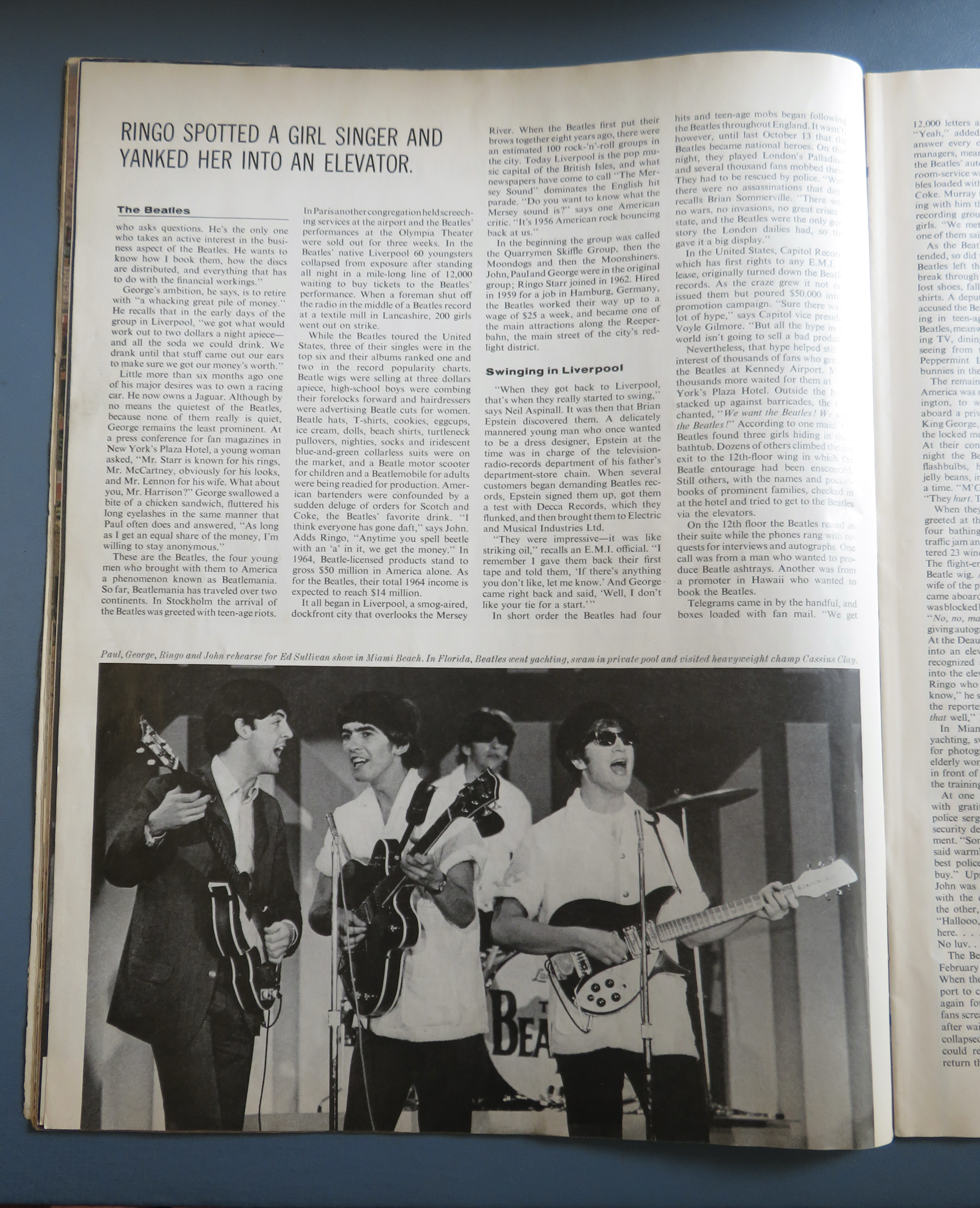 March 21, 1964 Saturday Evening Post The Beatles