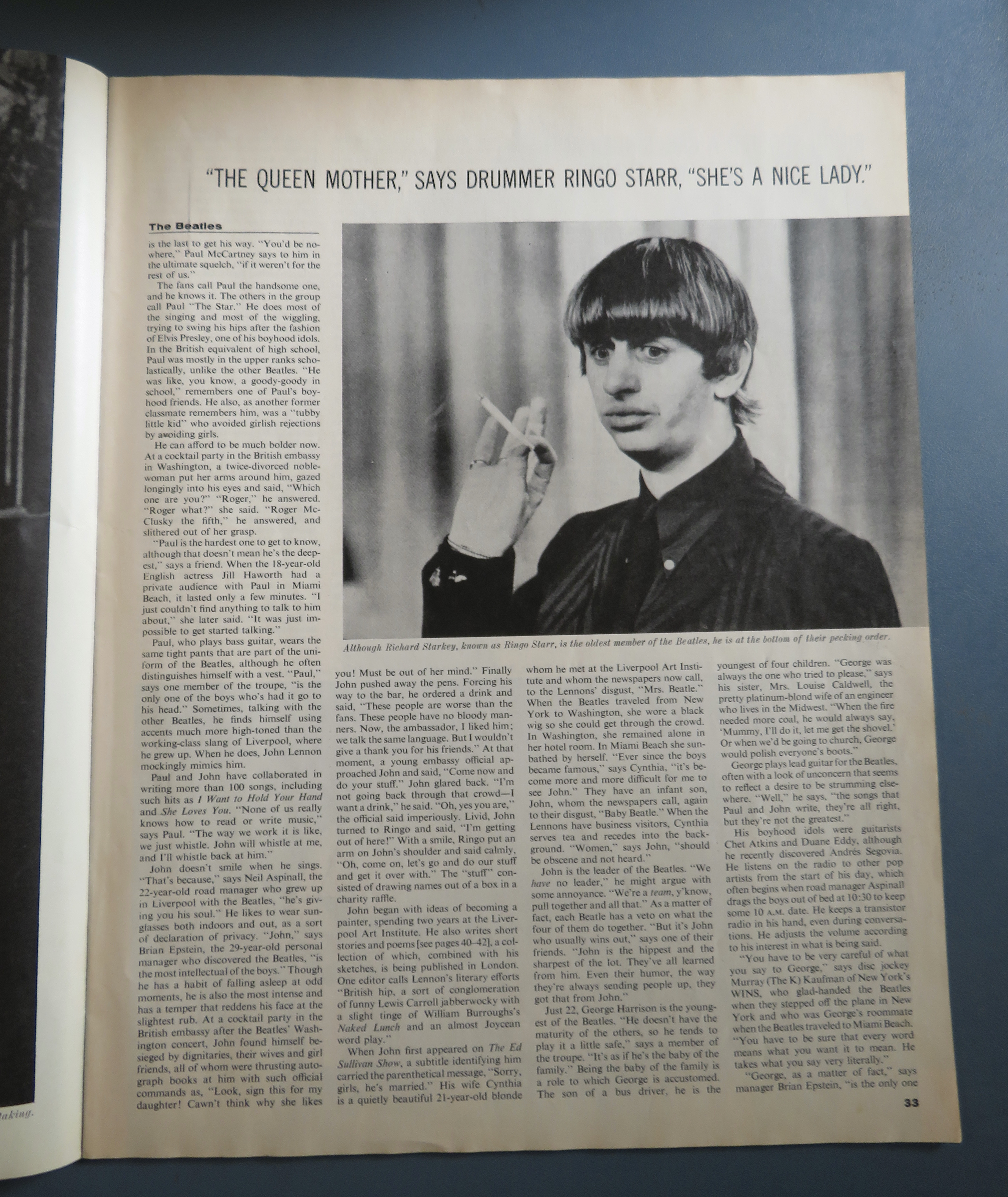March 21, 1964 Saturday Evening Post The Beatles