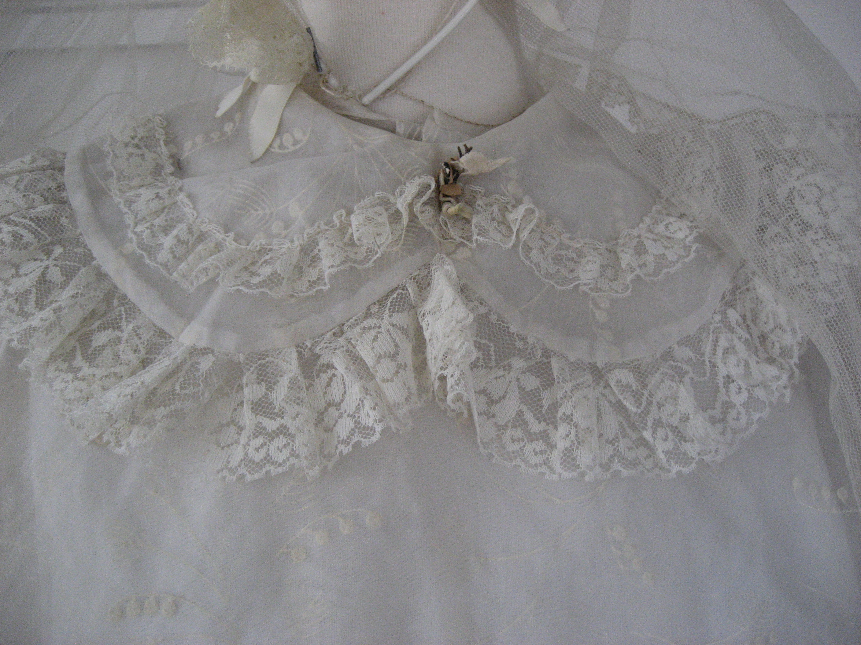 1940s Confirmation Dress and Veil
