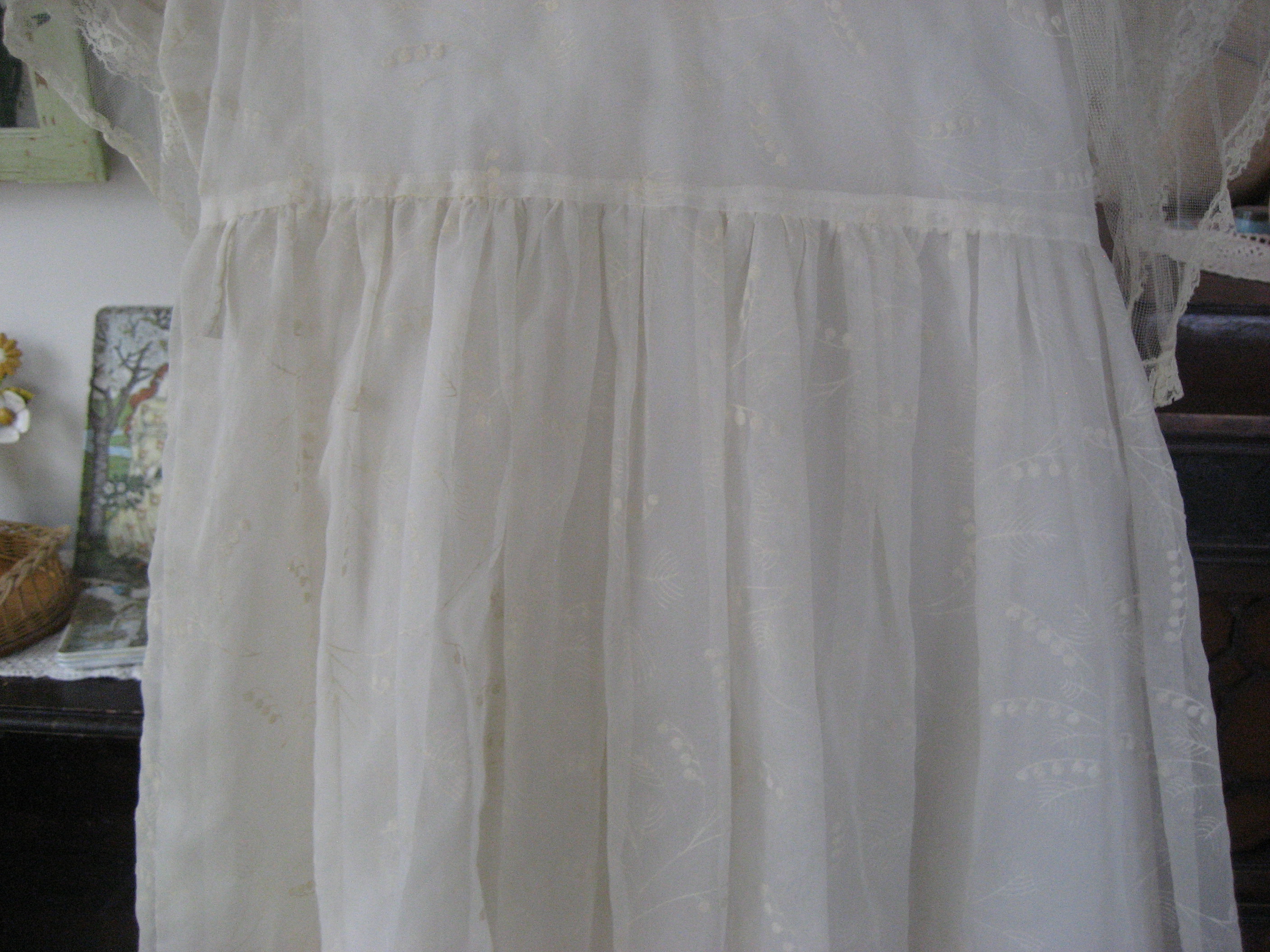 1940s Confirmation Dress and Veil