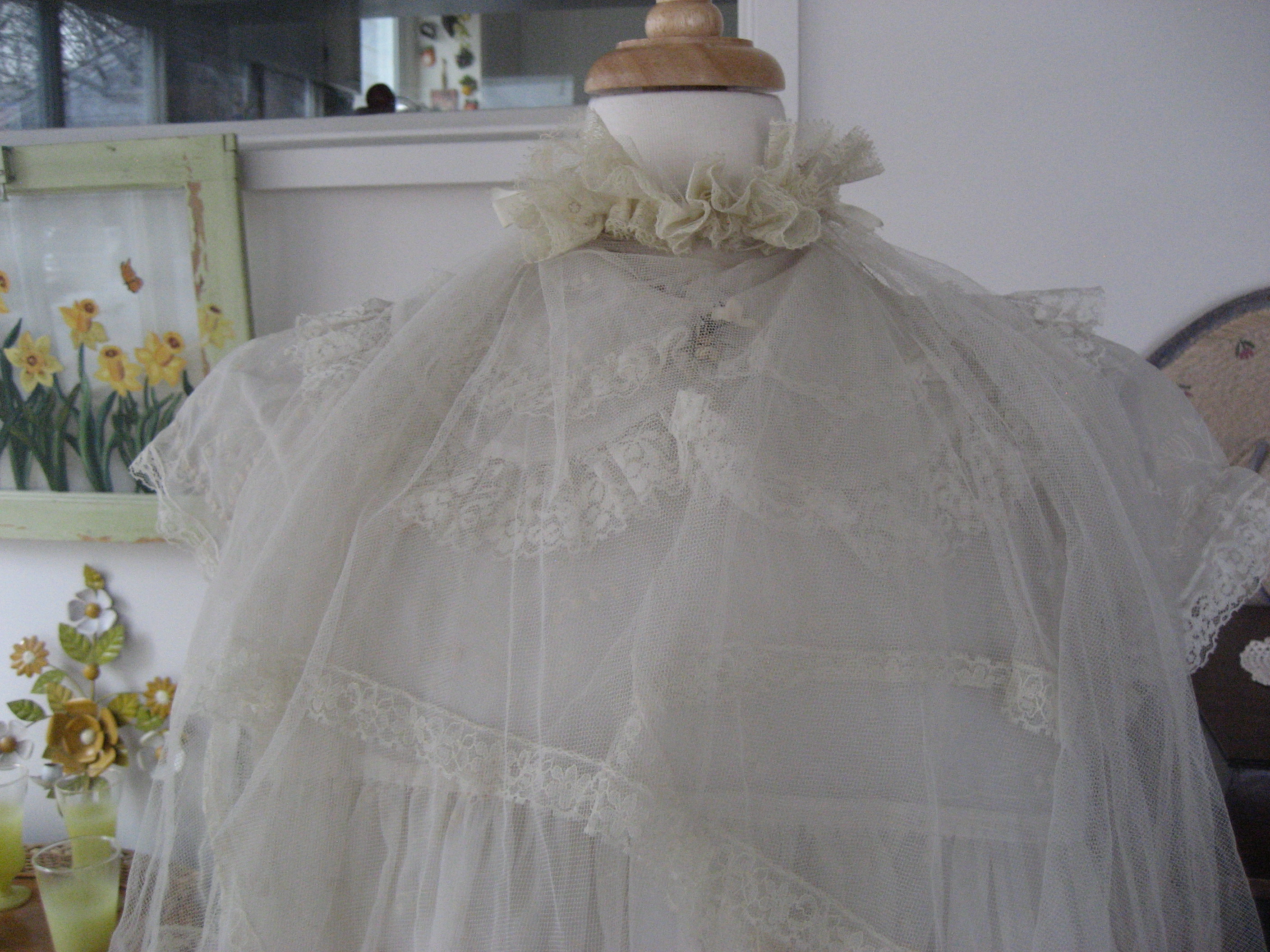 1940s Confirmation Dress and Veil
