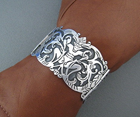 Taxco Mexico Sterling Silver LOS BALLESTEROS Bracelet