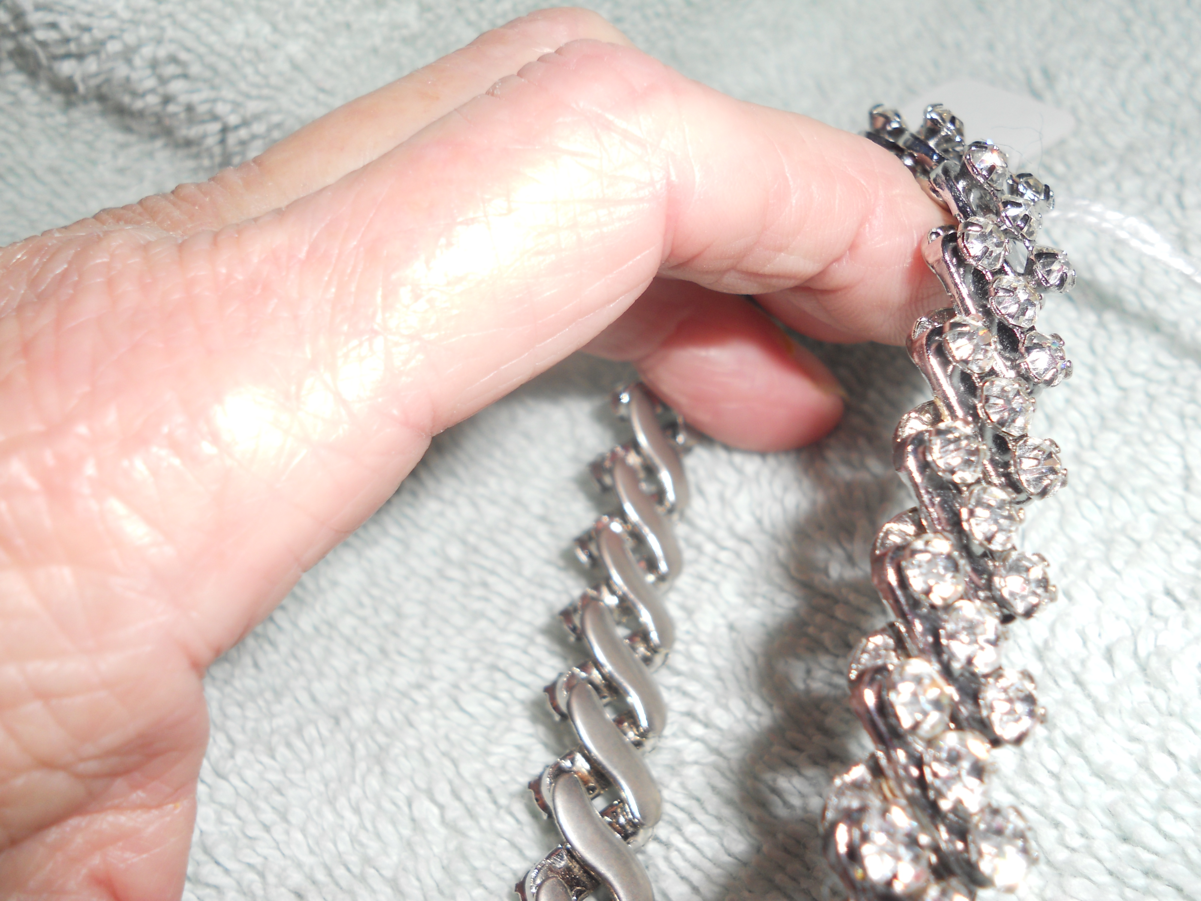 Crystal Rhinestone Expandable Bracelet Japan