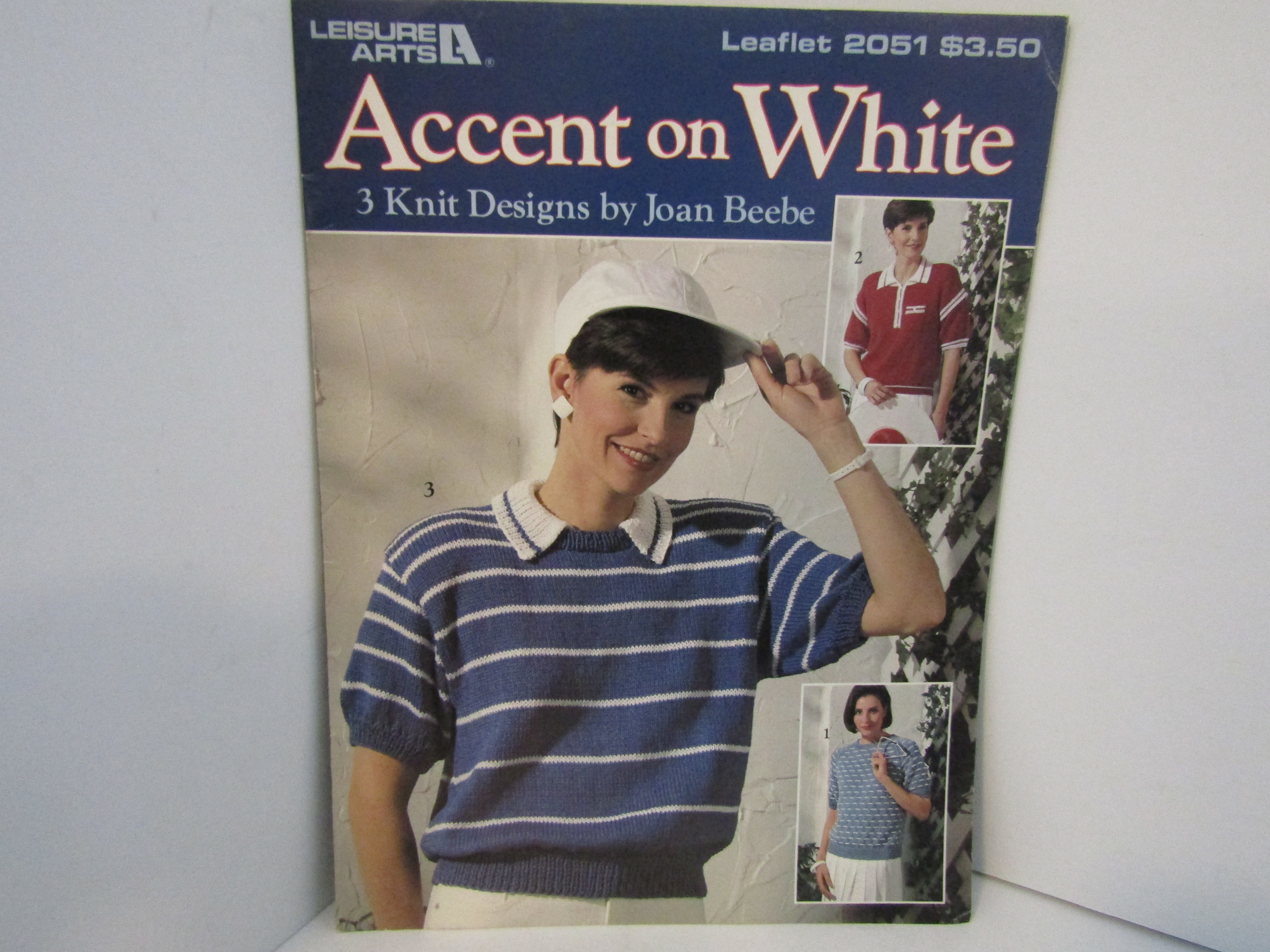 Leisure Arts Sweaters Accent On White #2051