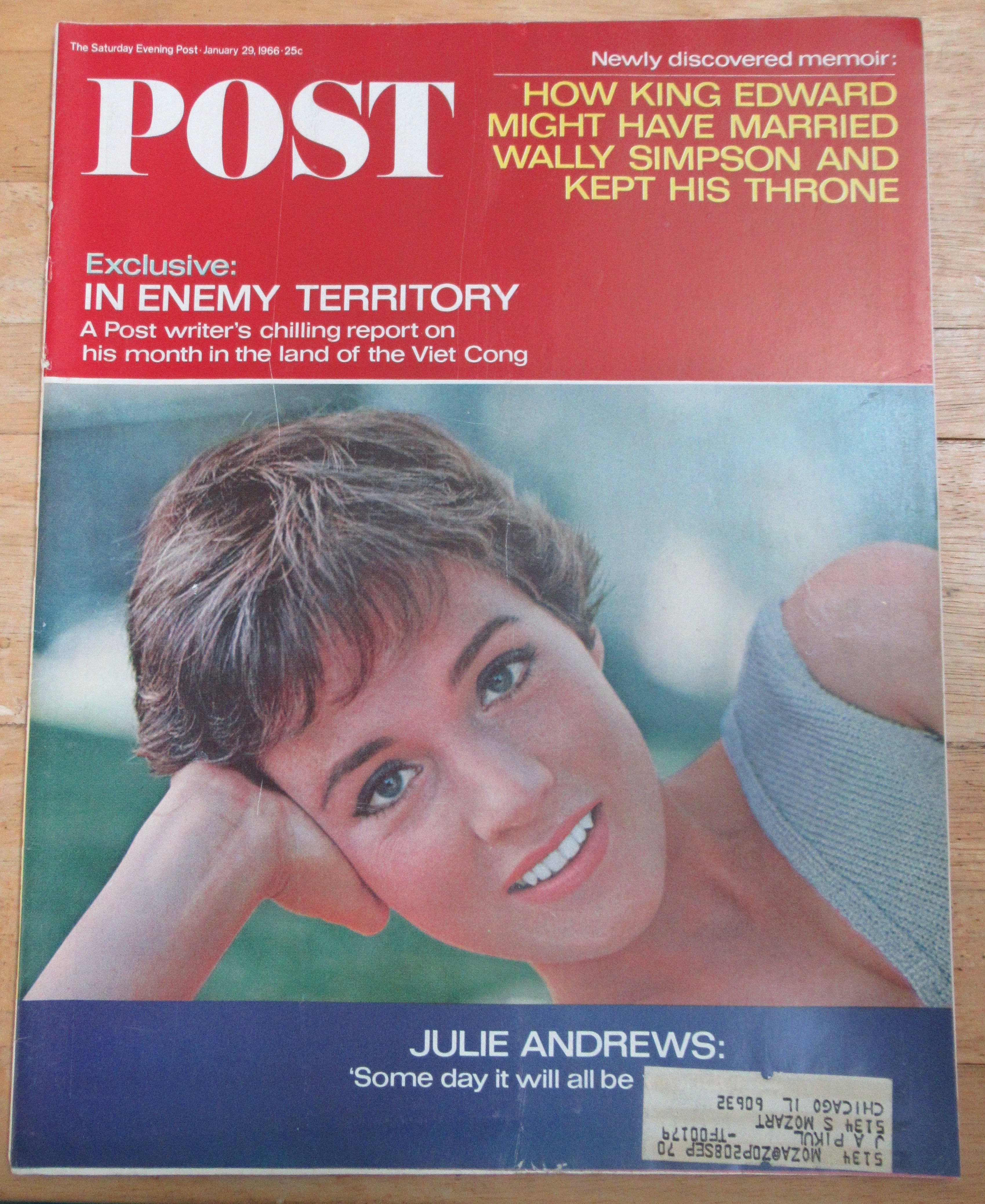 Saturday Evening Post Magazine-January 29, 1966-Andrews