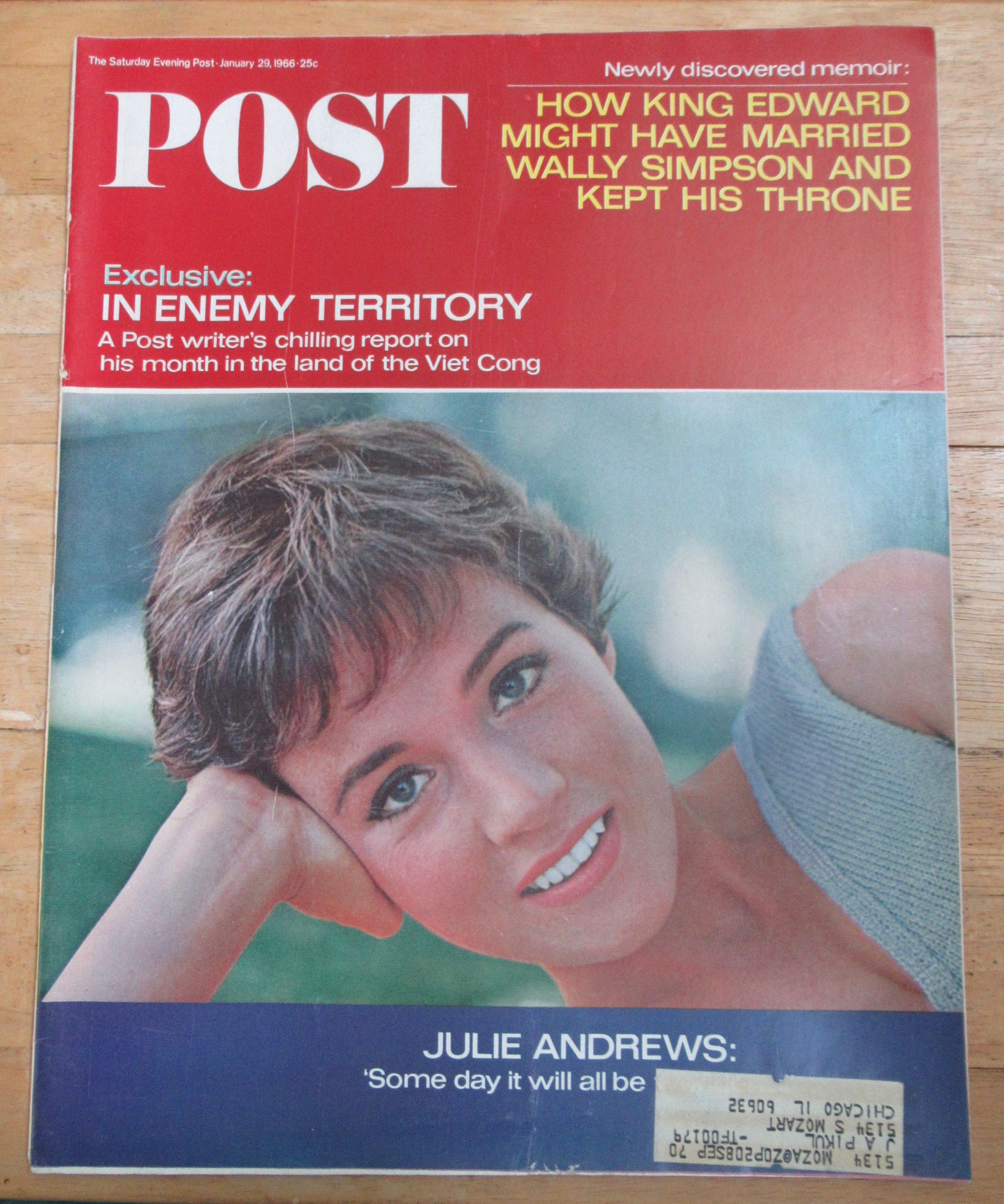 Saturday Evening Post Magazine-January 29, 1966-Andrews